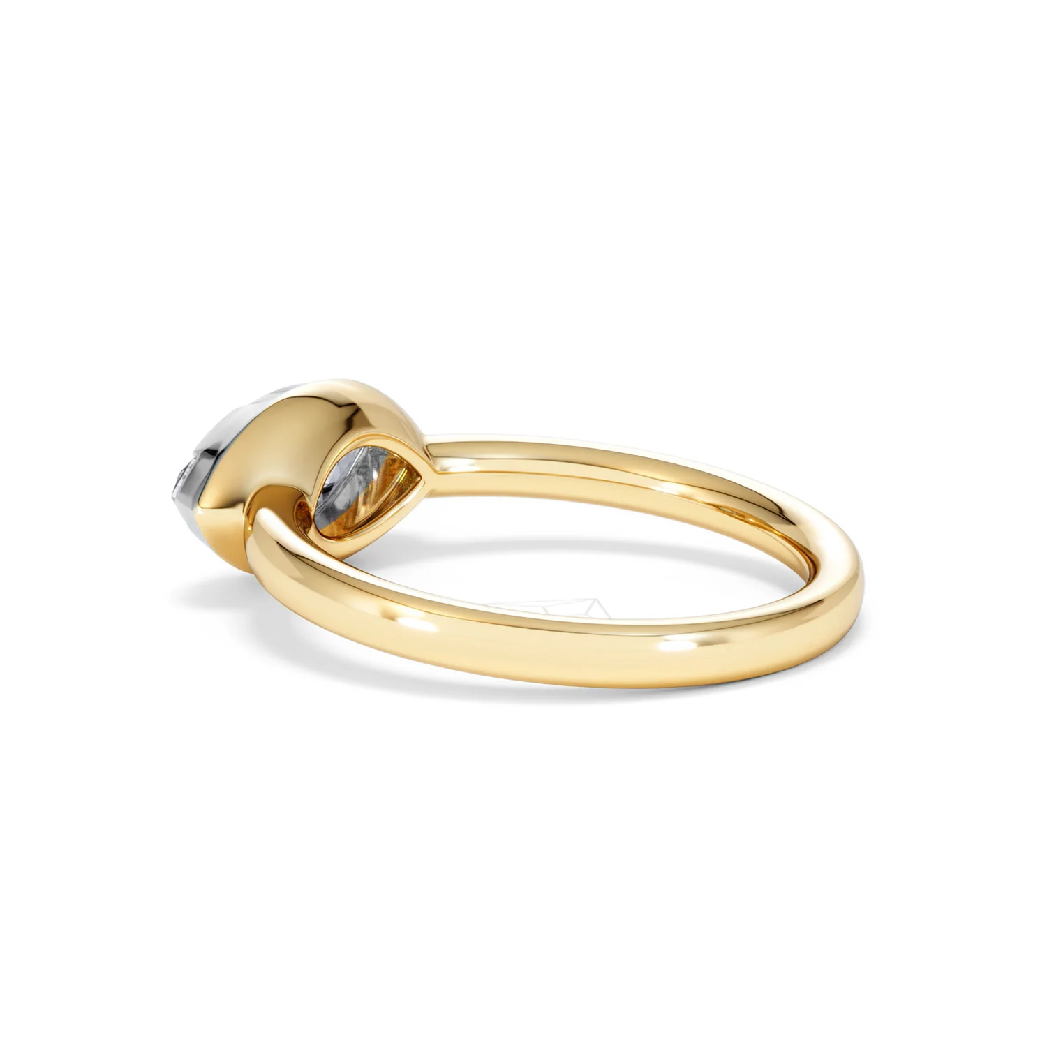 East West 1.00ct Marquise Cut Lab Diamond Solitaire Engagement Ring in 18K Yellow Gold - Image 59