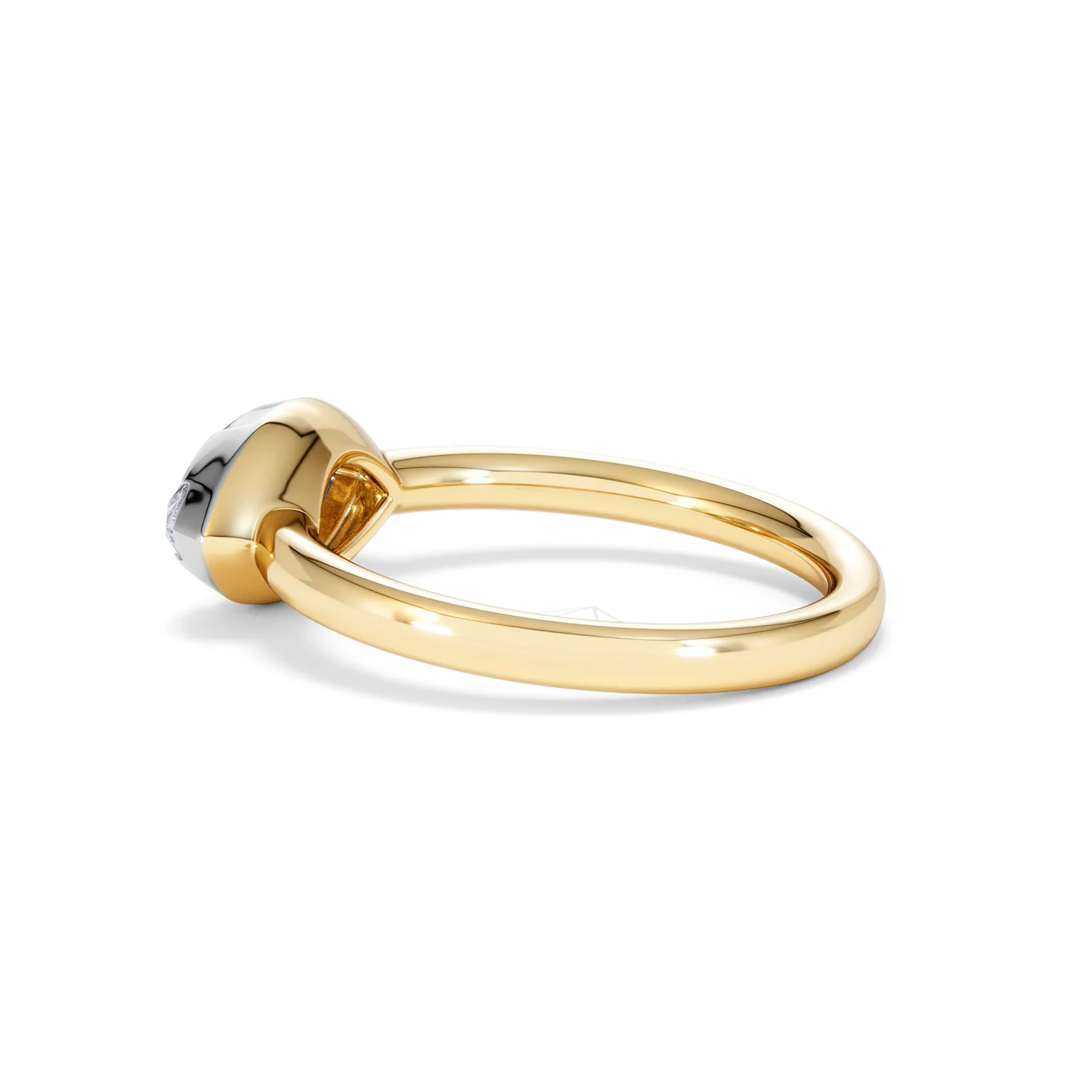 East West 1.00ct Marquise Cut Lab Diamond Solitaire Engagement Ring in 18K Yellow Gold - Image 62