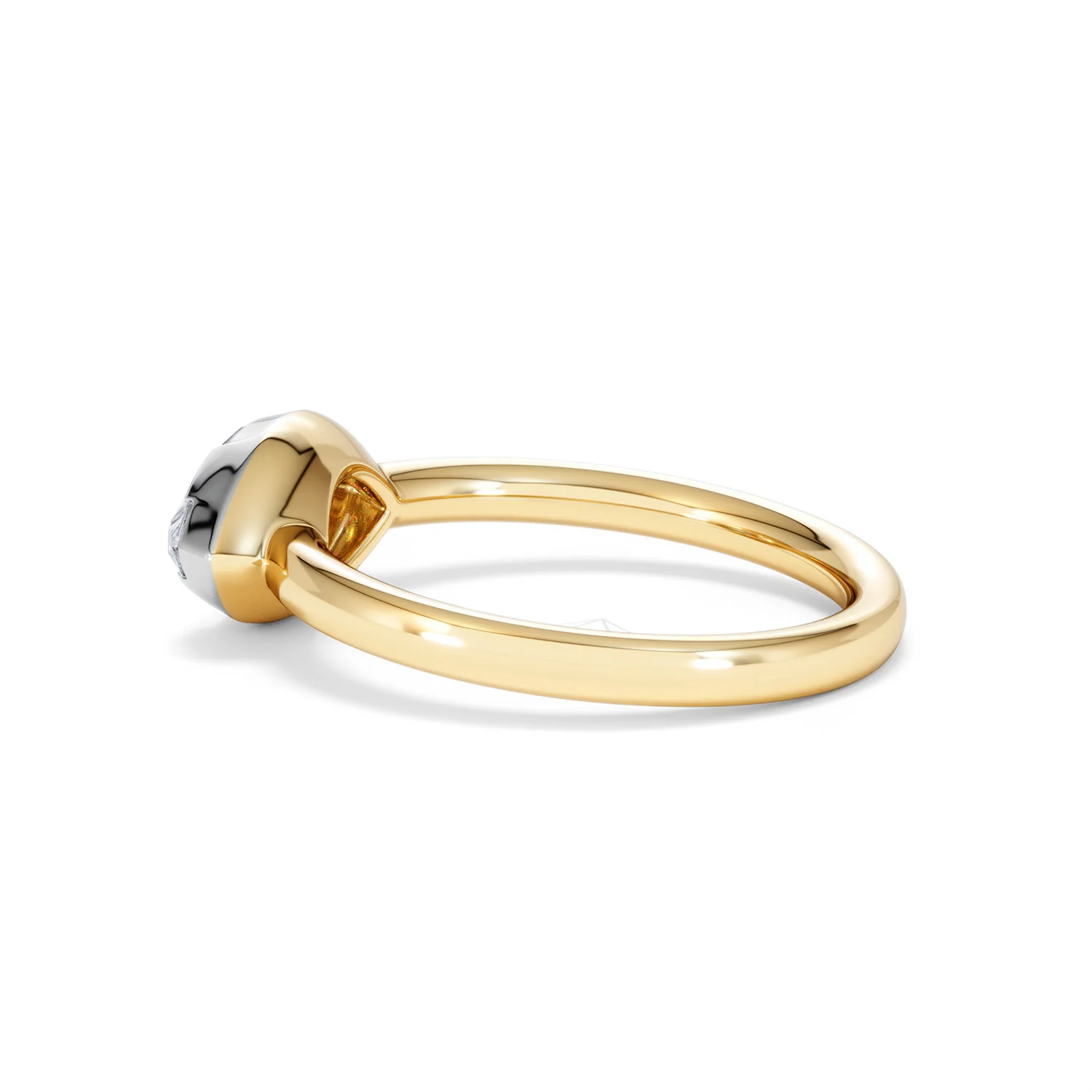 East West 1.00ct Marquise Cut Lab Diamond Solitaire Engagement Ring in 18K Yellow Gold - Image 63