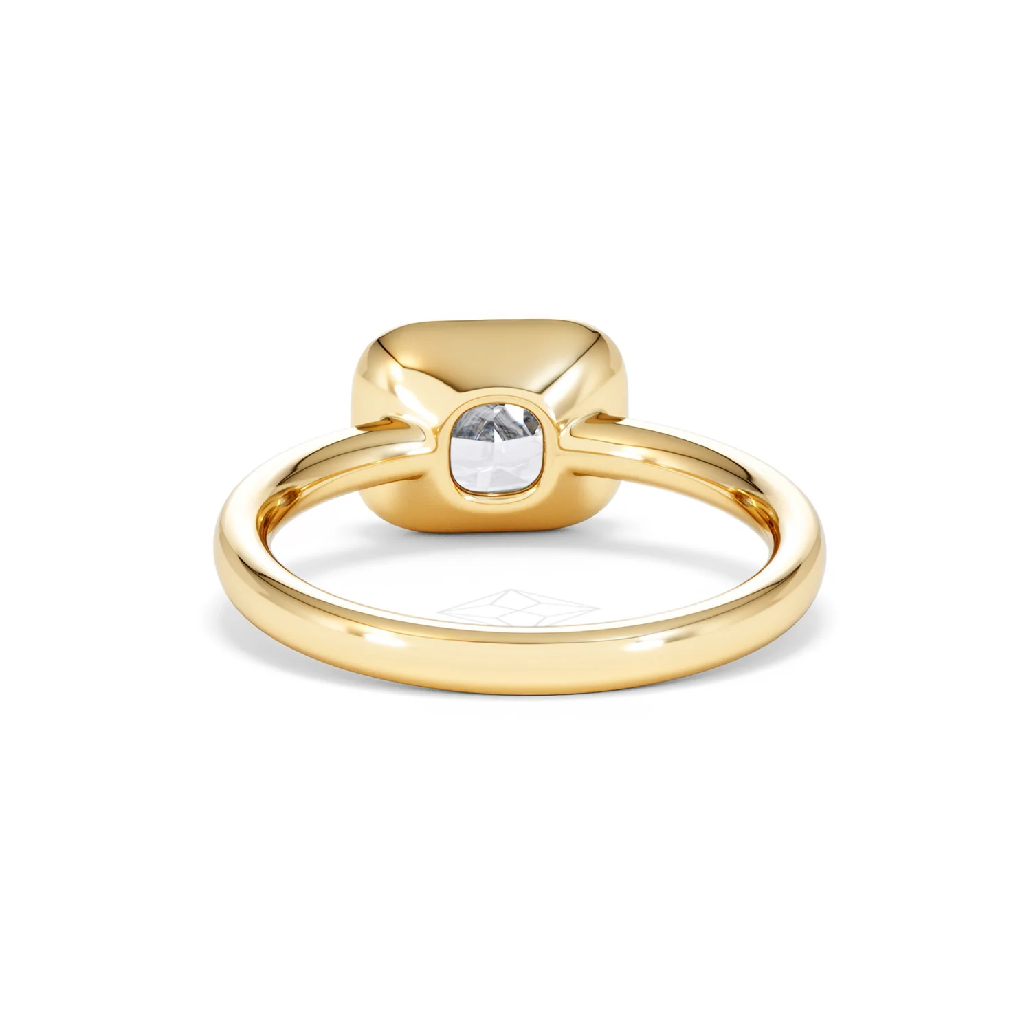 East West 2.00ct Elongated Cushion Cut Lab Diamond Solitaire Engagement Ring in 18K Yellow Gold - Image 50