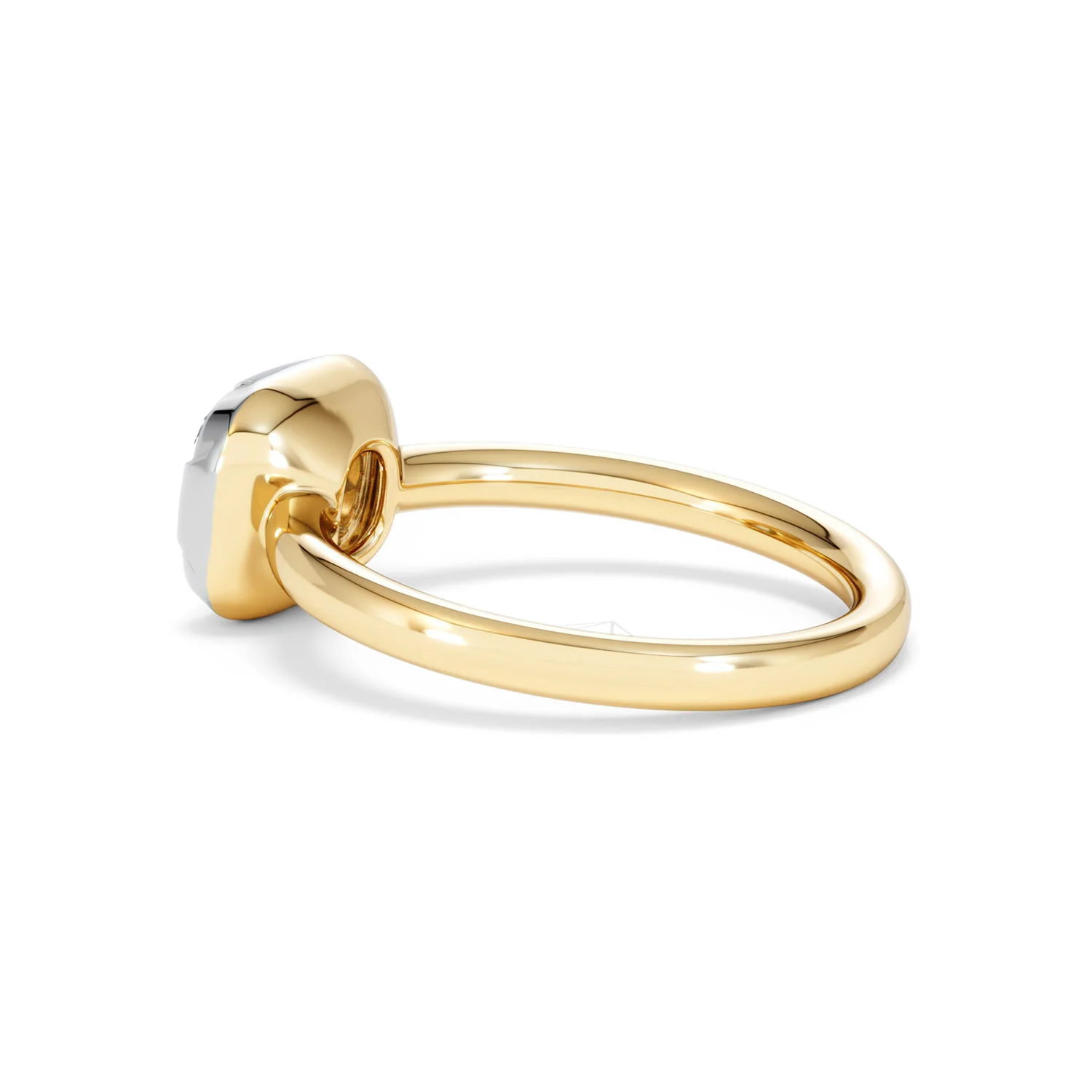 East West 2.00ct Elongated Cushion Cut Lab Diamond Solitaire Engagement Ring in 18K Yellow Gold - Image 63