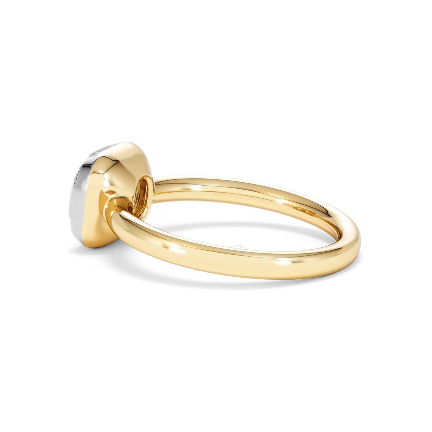 East West 2.00ct Elongated Cushion Cut Lab Diamond Solitaire Engagement Ring in 18K Yellow Gold - Image 64