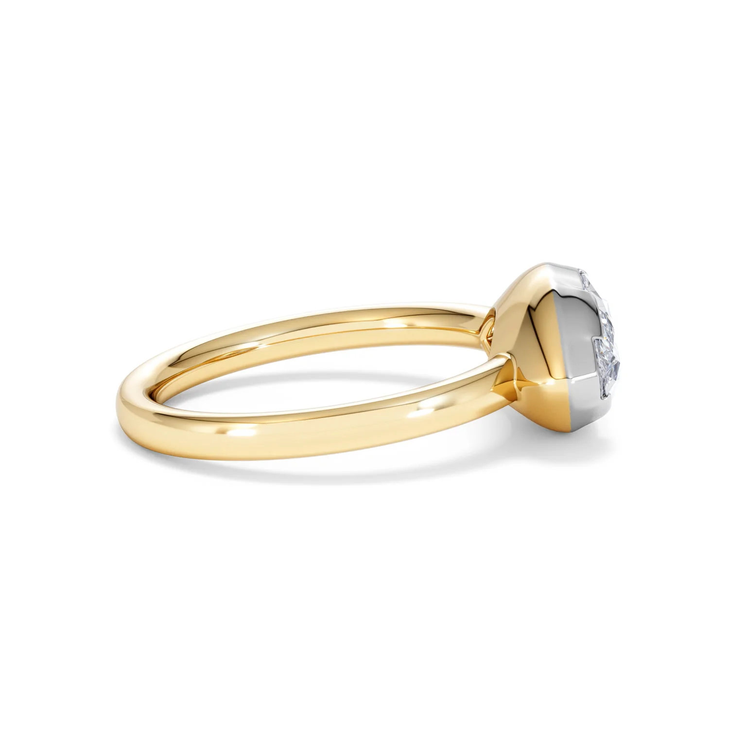 East West 2.00ct Marquise Cut Lab Diamond Solitaire Engagement Ring in 18K Yellow Gold - Image 29