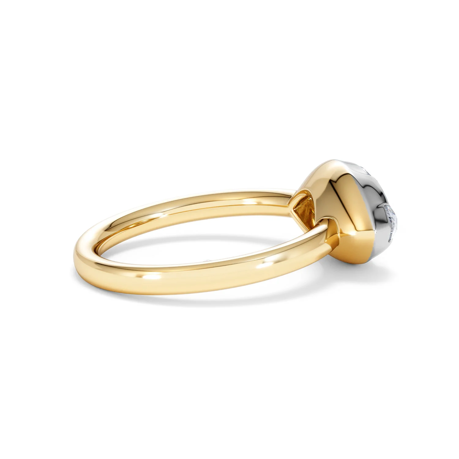 East West 2.00ct Marquise Cut Lab Diamond Solitaire Engagement Ring in 18K Yellow Gold - Image 32