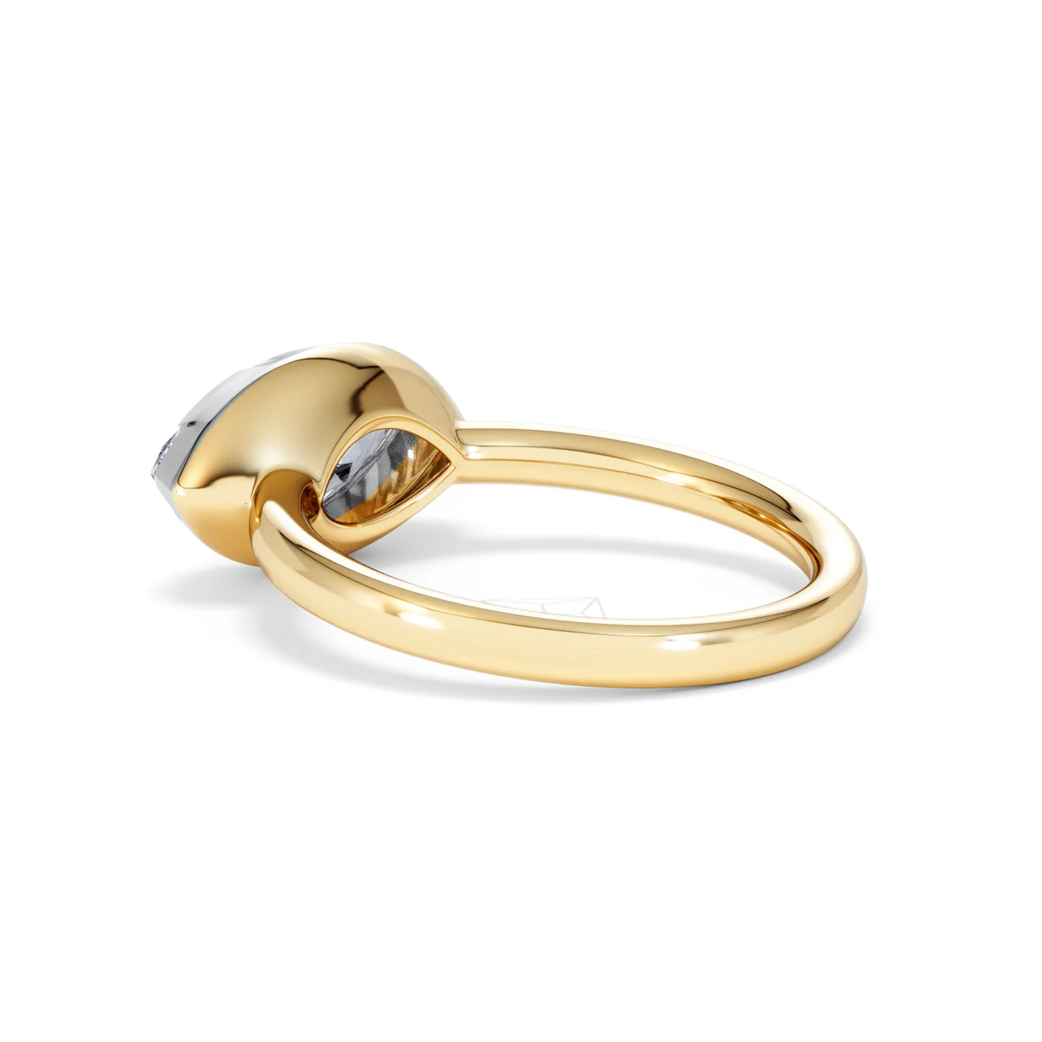East West 2.00ct Marquise Cut Lab Diamond Solitaire Engagement Ring in 18K Yellow Gold - Image 60