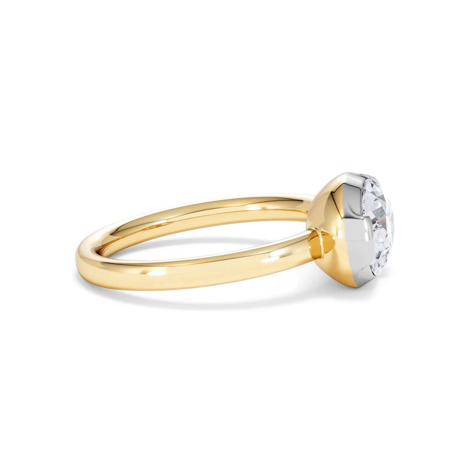 East West 2.00ct Pear Cut Lab Diamond Solitaire Engagement Ring in 18K Yellow Gold - Image 27