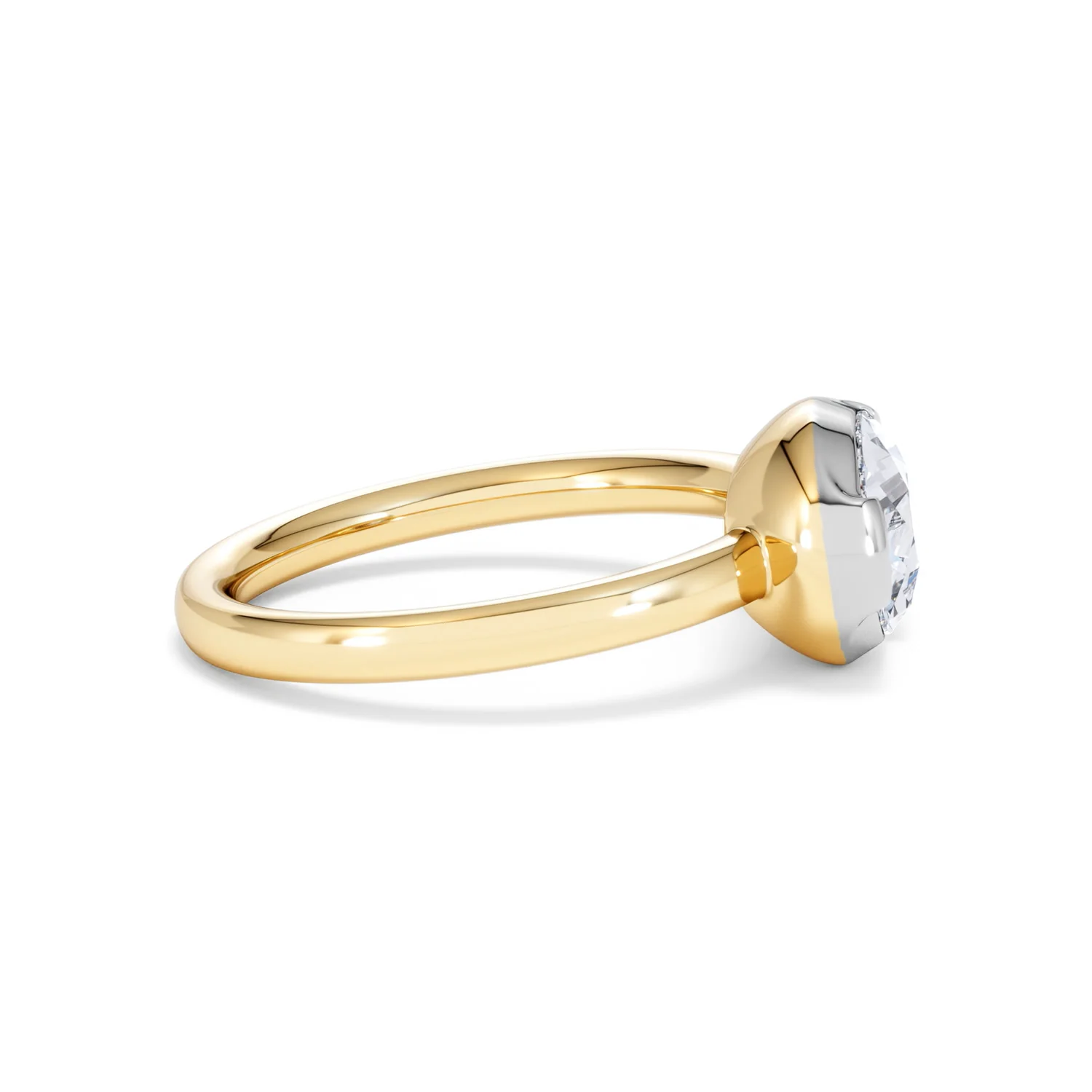 East West 2.00ct Pear Cut Lab Diamond Solitaire Engagement Ring in 18K Yellow Gold - Image 28