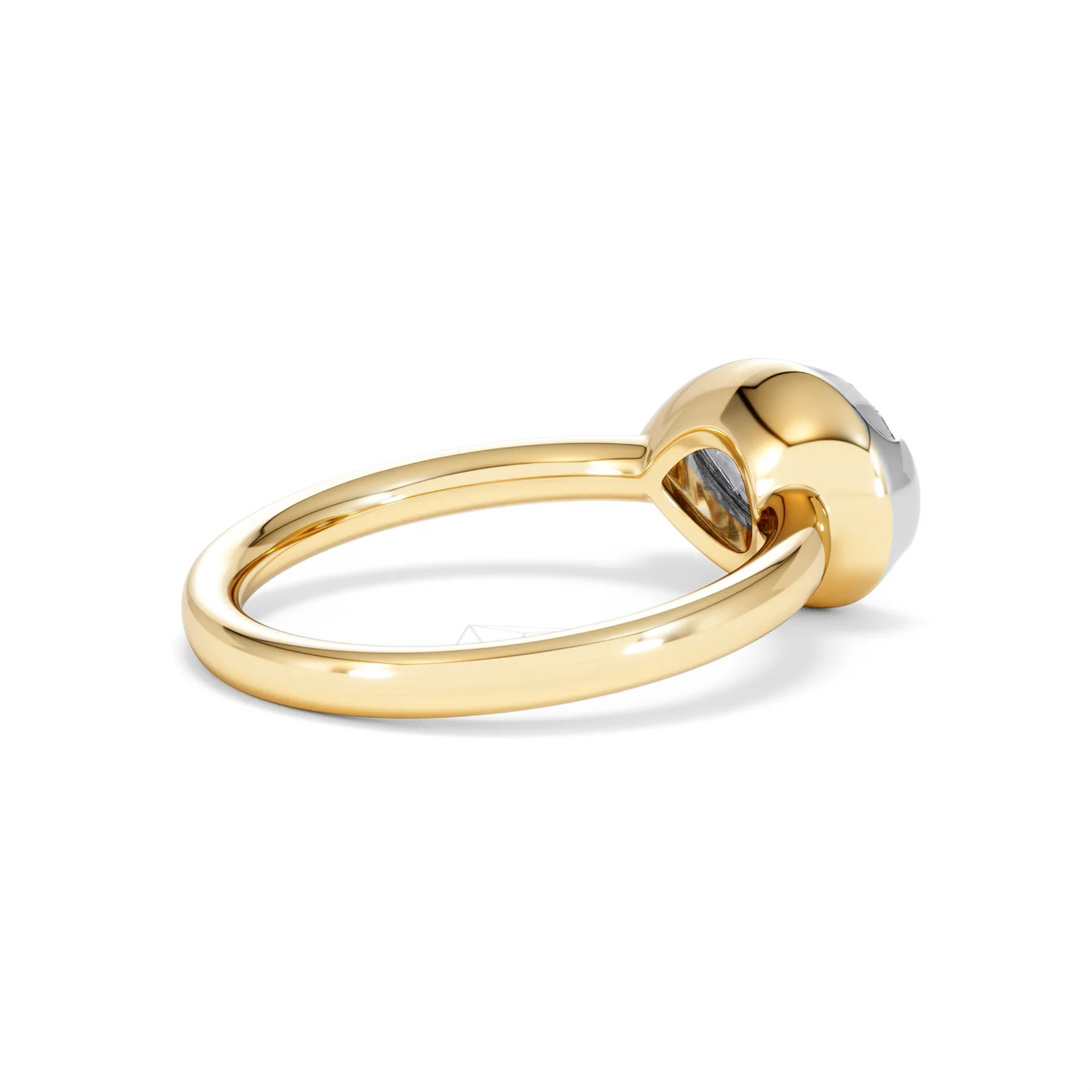 East West 2.00ct Pear Cut Lab Diamond Solitaire Engagement Ring in 18K Yellow Gold - Image 37