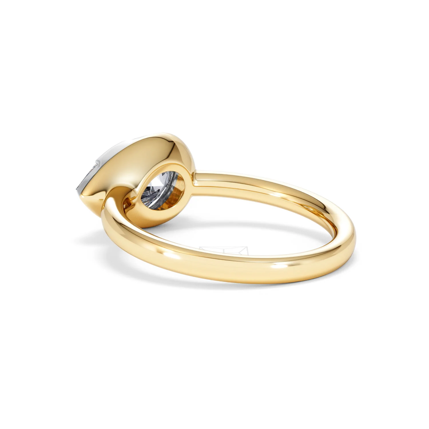 East West 2.00ct Pear Cut Lab Diamond Solitaire Engagement Ring in 18K Yellow Gold - Image 59