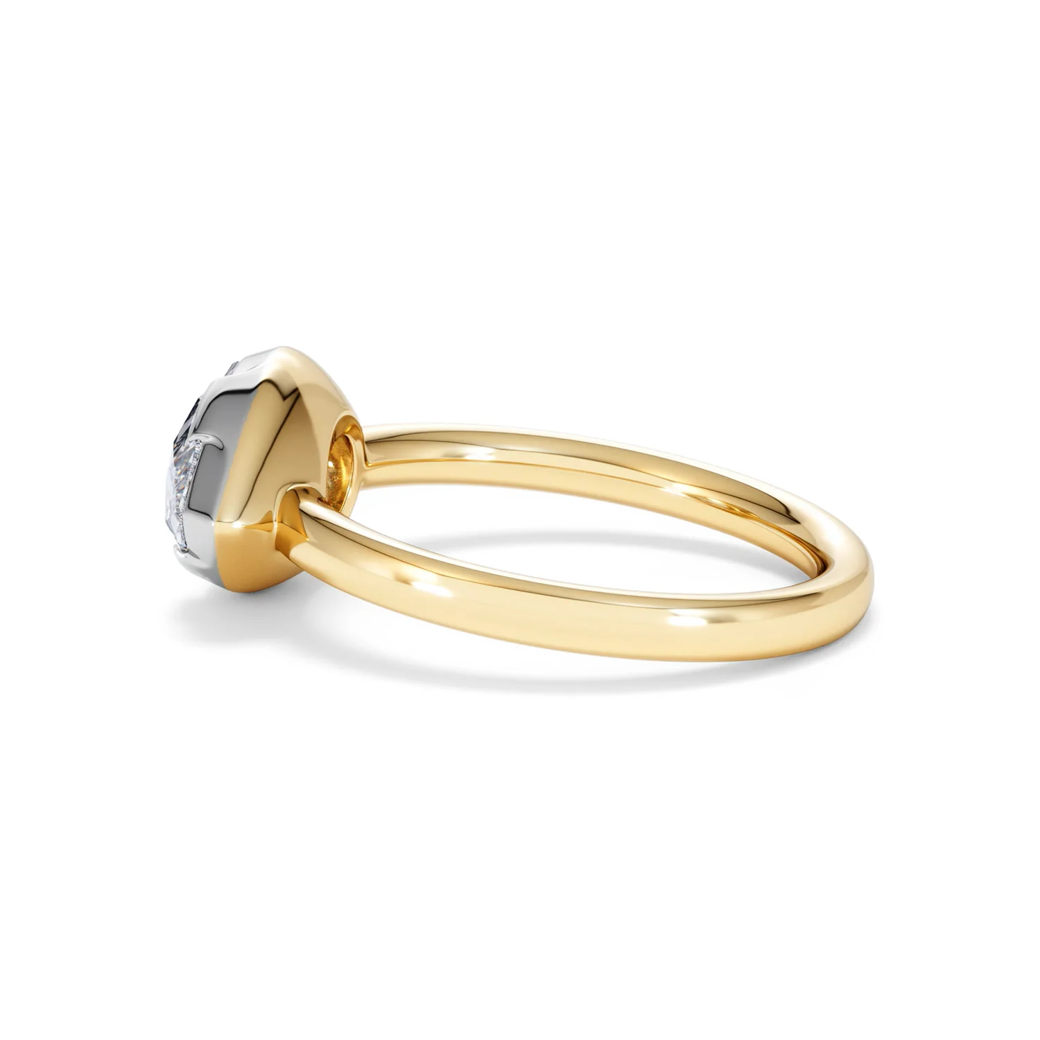 East West 2.00ct Pear Cut Lab Diamond Solitaire Engagement Ring in 18K Yellow Gold - Image 67