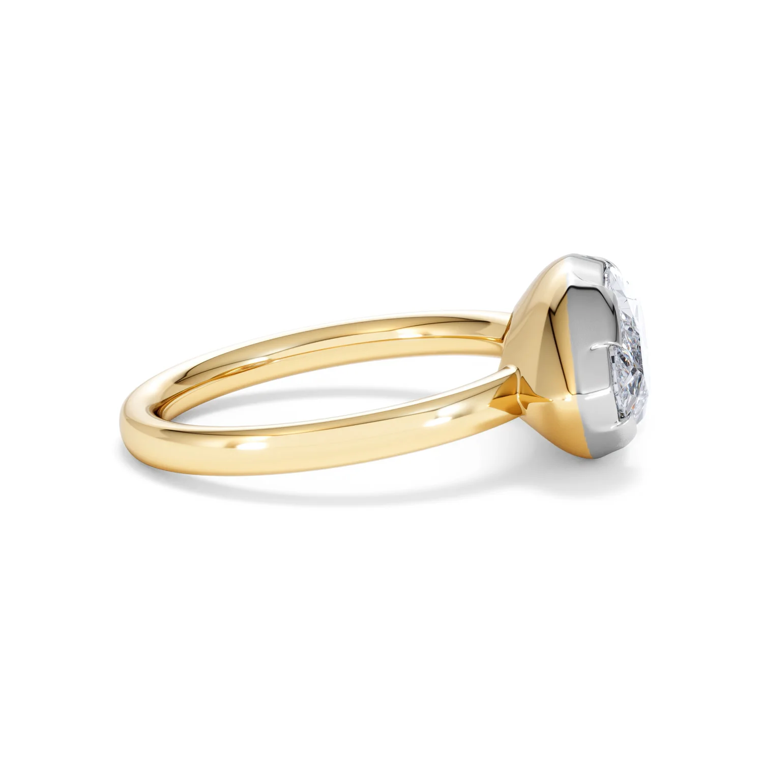 East West 3.00ct Marquise Cut Lab Diamond Solitaire Engagement Ring in 18K Yellow Gold - Image 26