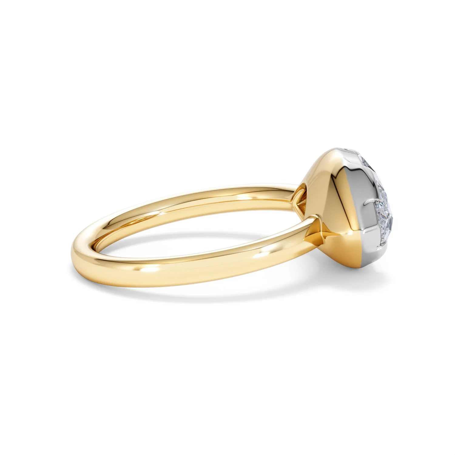 East West 3.00ct Marquise Cut Lab Diamond Solitaire Engagement Ring in 18K Yellow Gold - Image 28