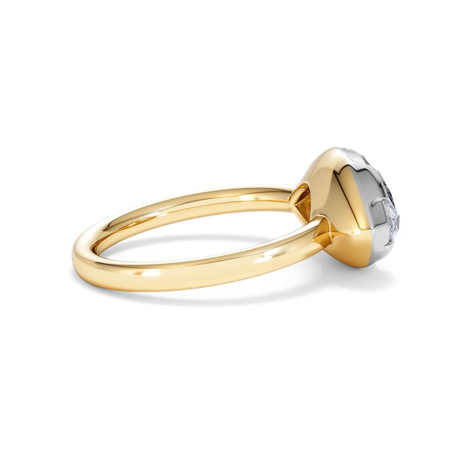 East West 3.00ct Marquise Cut Lab Diamond Solitaire Engagement Ring in 18K Yellow Gold - Image 29
