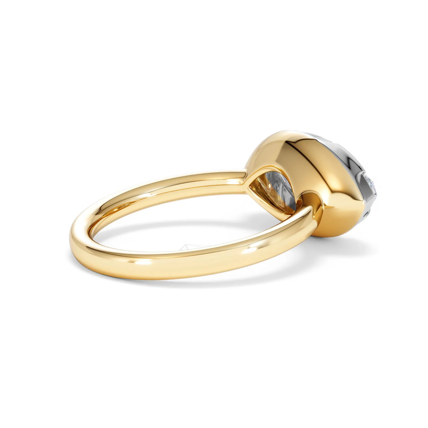 East West 3.00ct Marquise Cut Lab Diamond Solitaire Engagement Ring in 18K Yellow Gold - Image 34