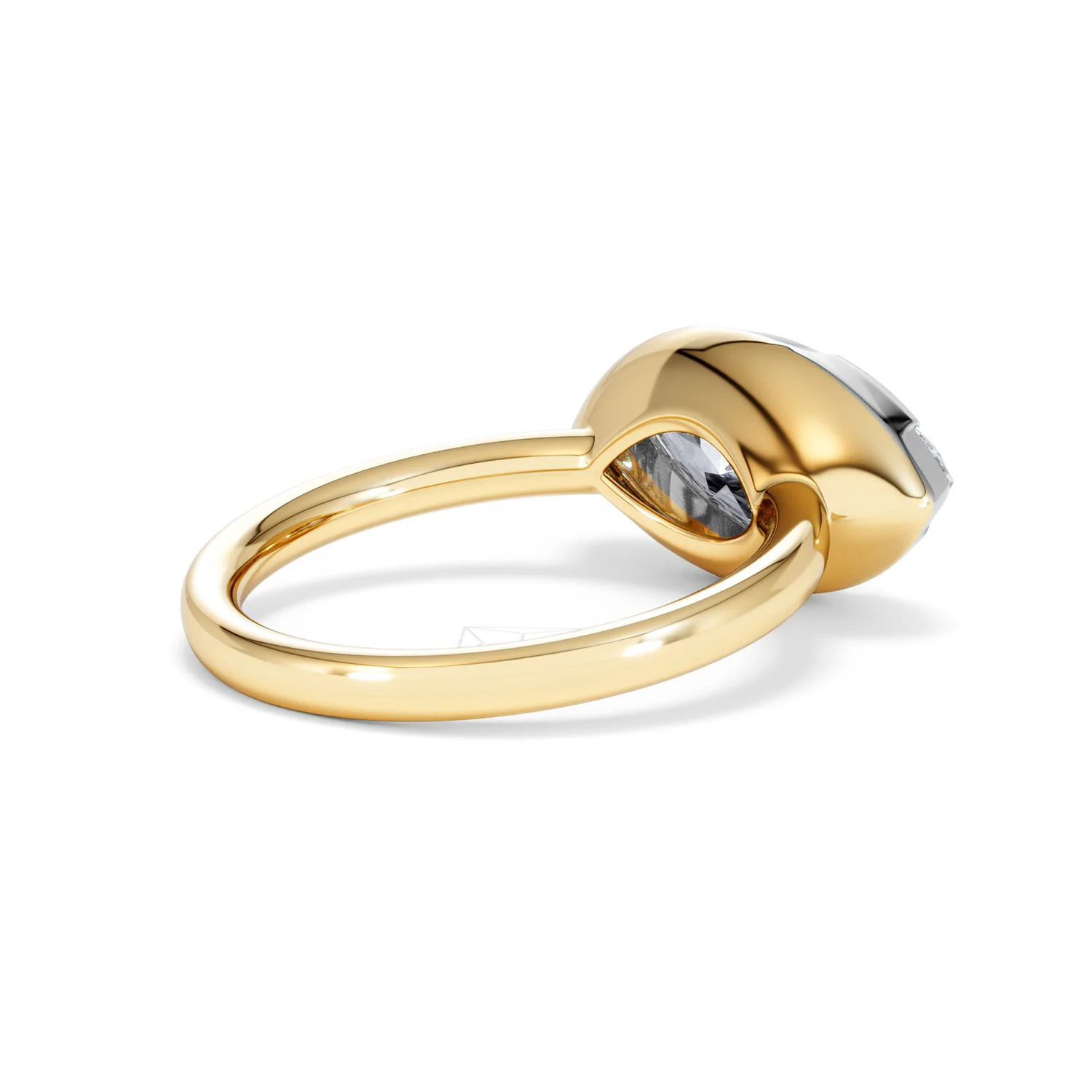 East West 3.00ct Marquise Cut Lab Diamond Solitaire Engagement Ring in 18K Yellow Gold - Image 36