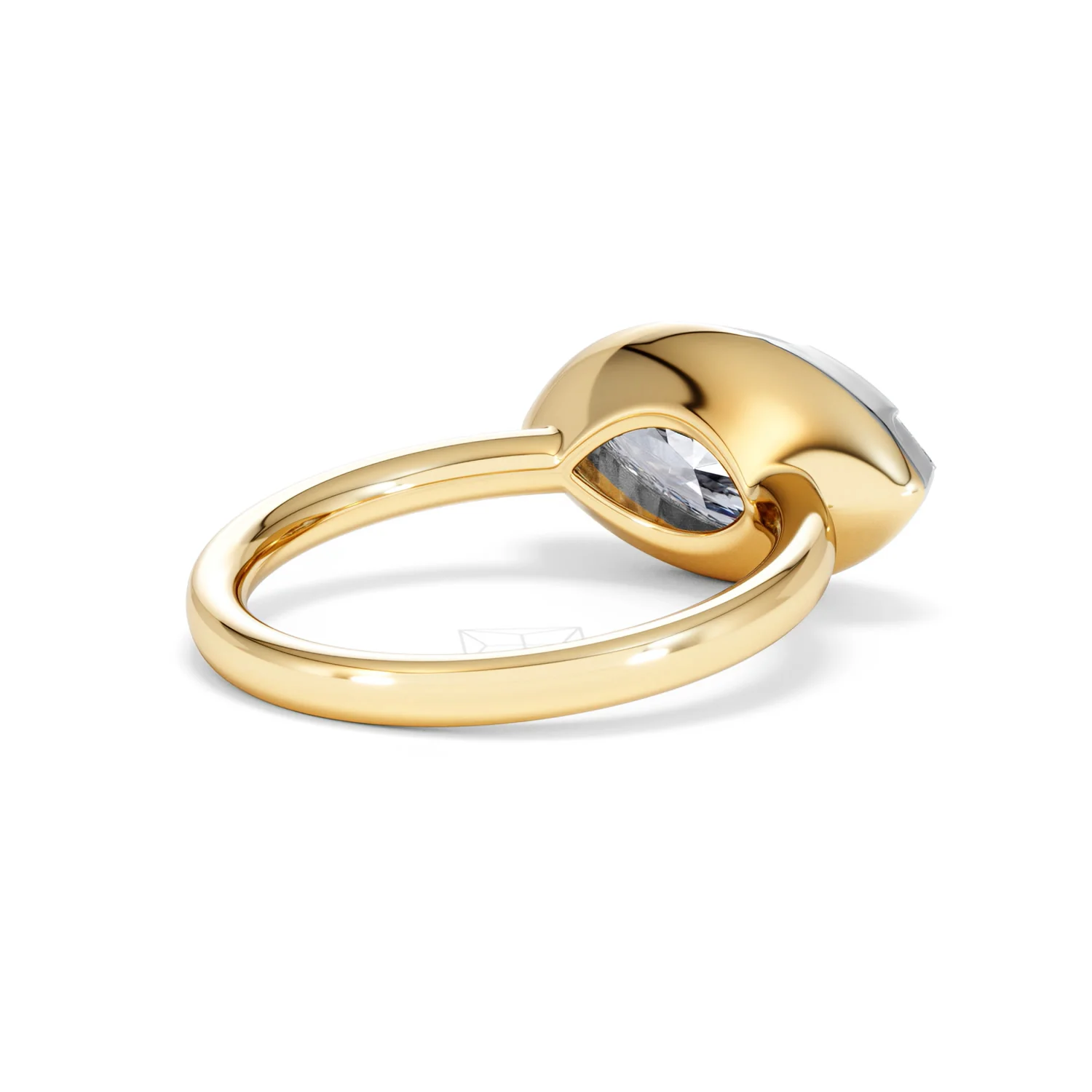 East West 3.00ct Marquise Cut Lab Diamond Solitaire Engagement Ring in 18K Yellow Gold - Image 38