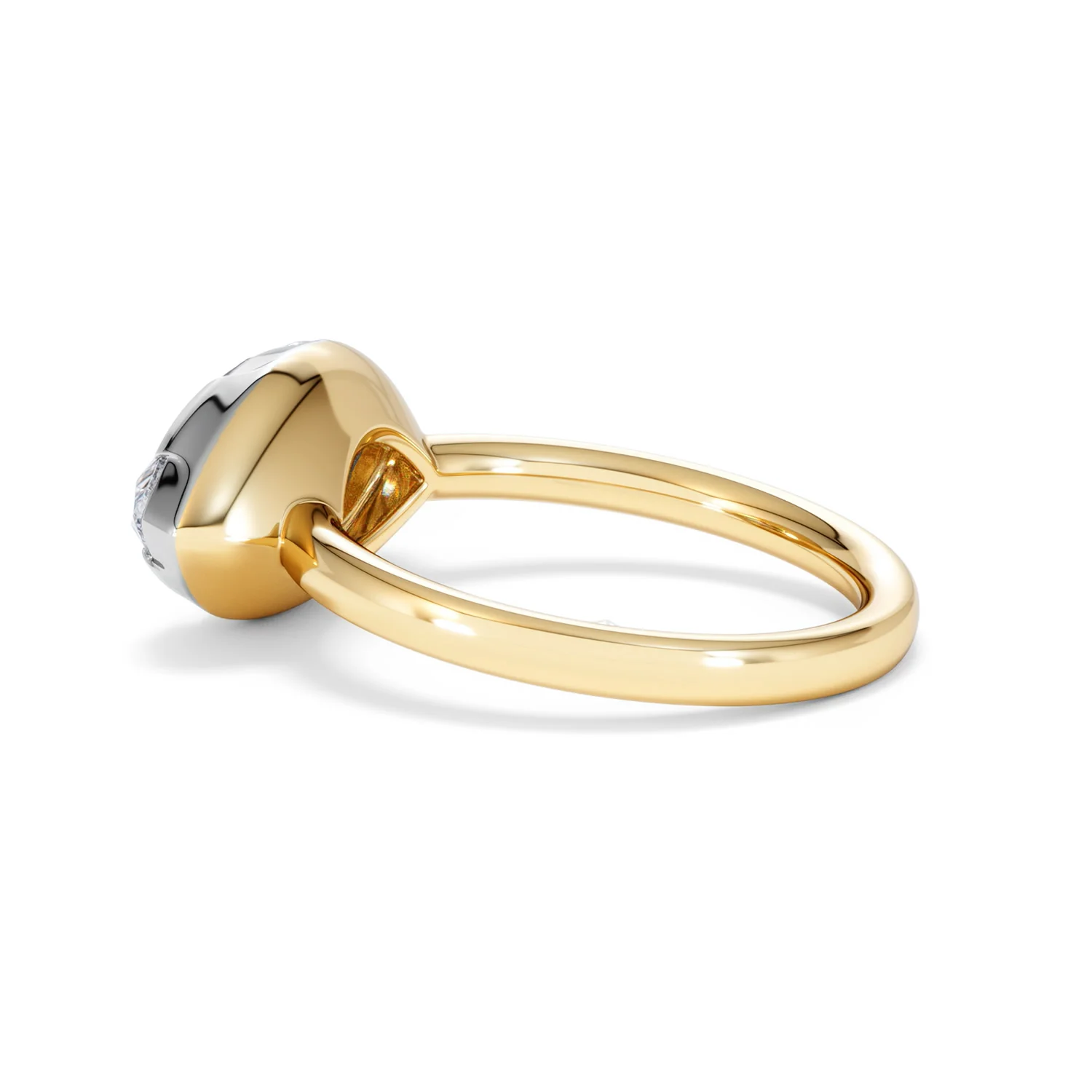 East West 3.00ct Marquise Cut Lab Diamond Solitaire Engagement Ring in 18K Yellow Gold - Image 62