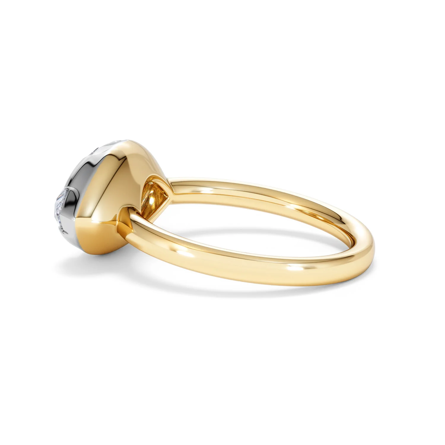 East West 3.00ct Marquise Cut Lab Diamond Solitaire Engagement Ring in 18K Yellow Gold - Image 63