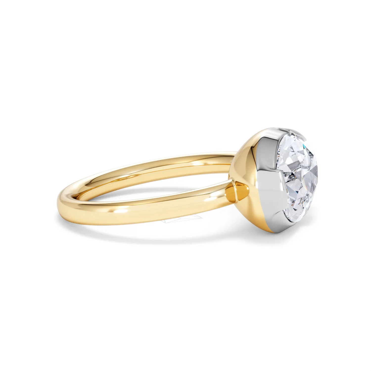 East West 3.00ct Pear Cut Lab Diamond Solitaire Engagement Ring in 18K Yellow Gold - Image 23