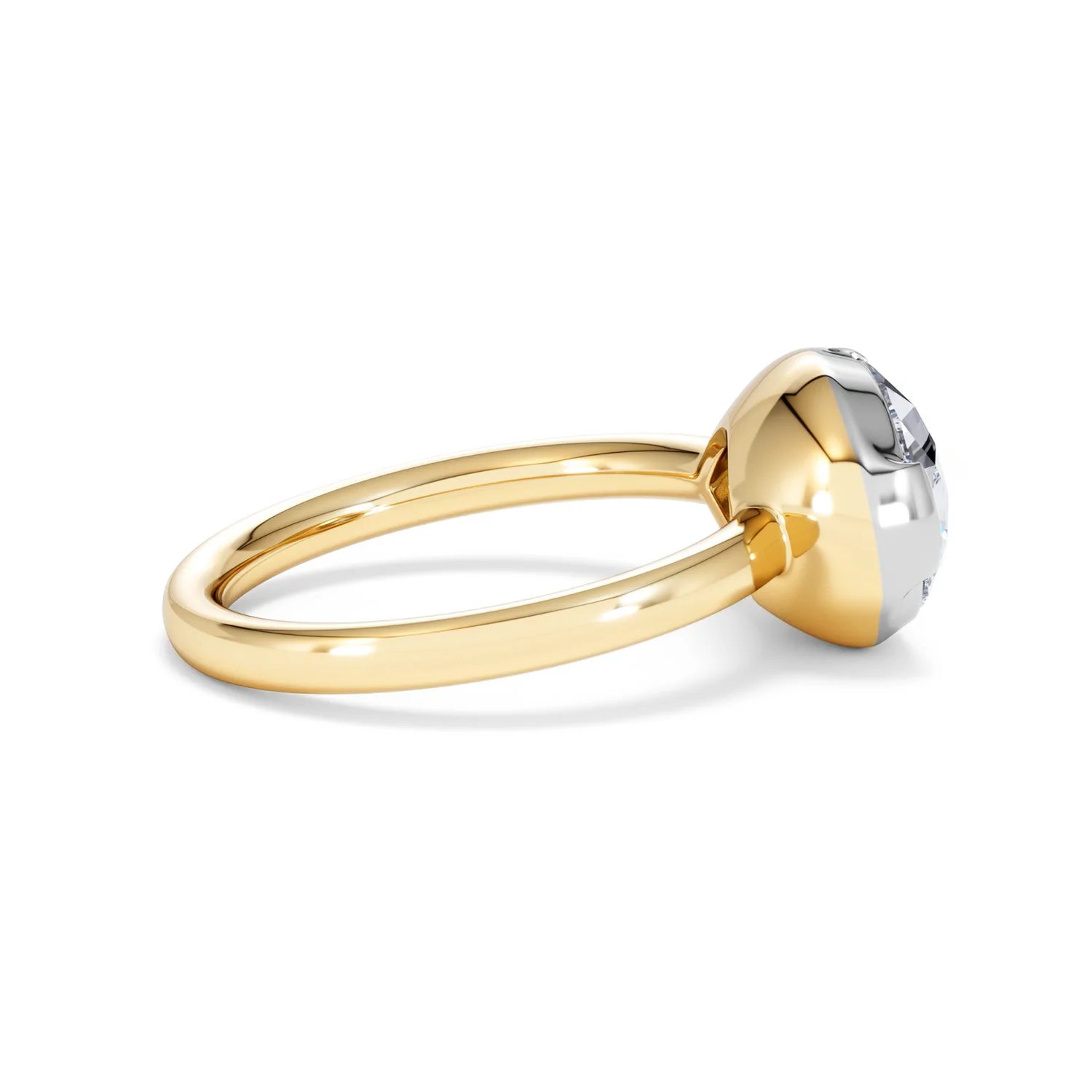 East West 3.00ct Pear Cut Lab Diamond Solitaire Engagement Ring in 18K Yellow Gold - Image 29