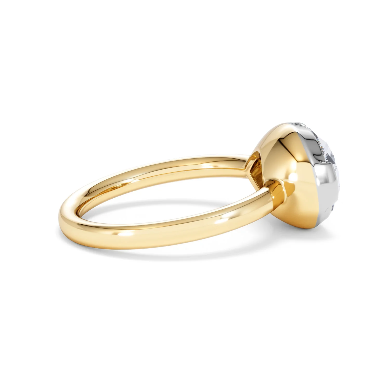 East West 3.00ct Pear Cut Lab Diamond Solitaire Engagement Ring in 18K Yellow Gold - Image 30