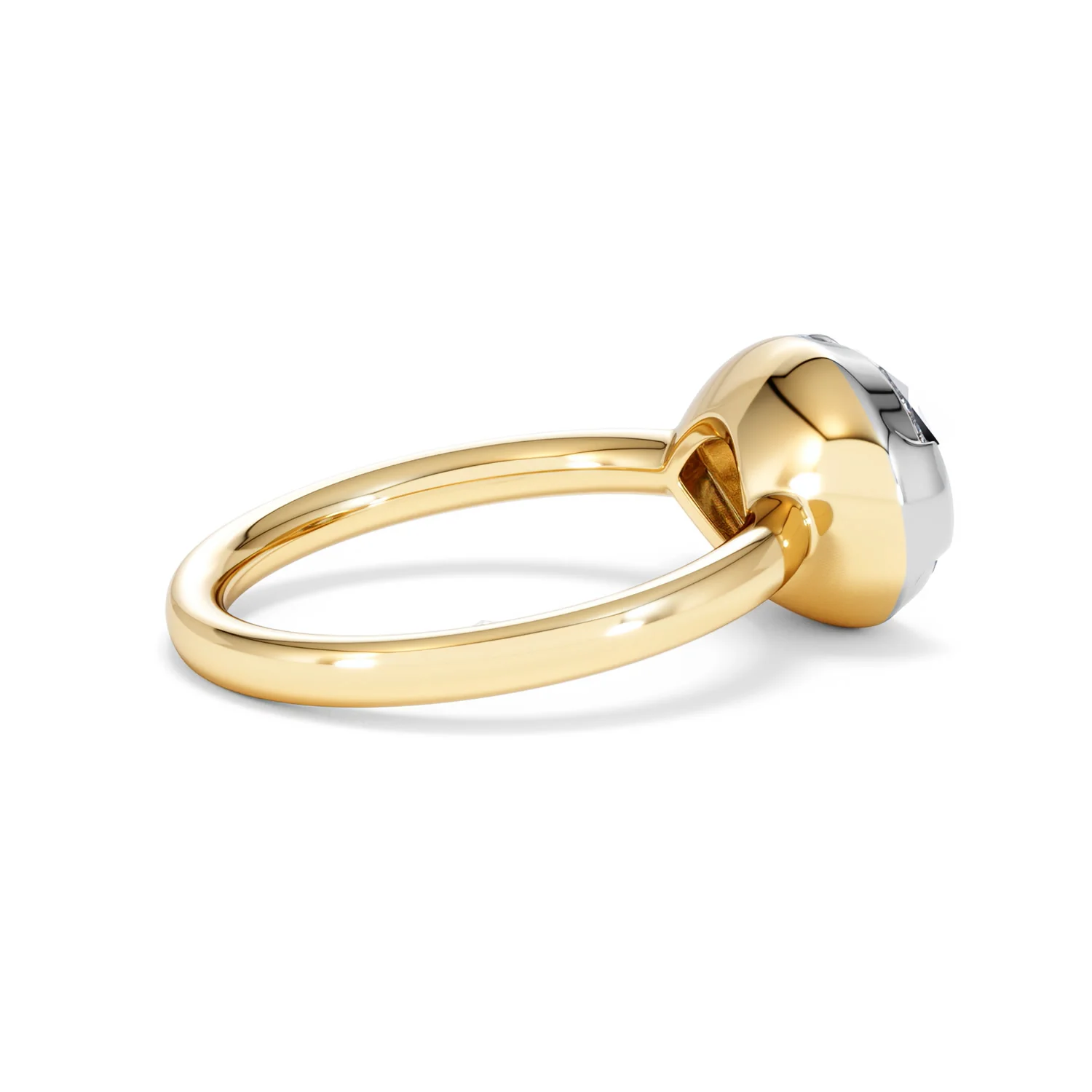 East West 3.00ct Pear Cut Lab Diamond Solitaire Engagement Ring in 18K Yellow Gold - Image 32
