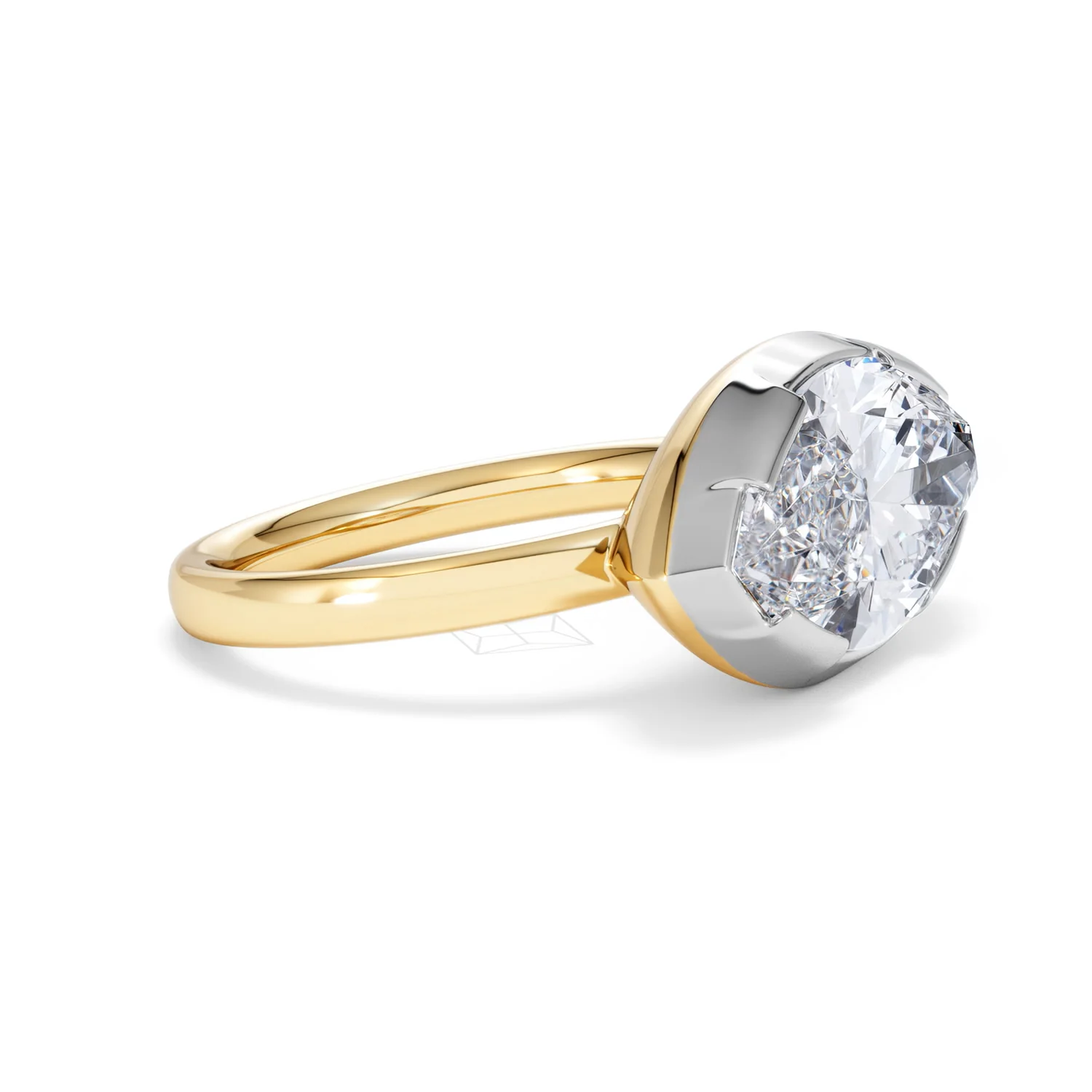 East West 5.00ct Marquise Cut Lab Diamond Solitaire Engagement Ring in 18K Yellow Gold - Image 21