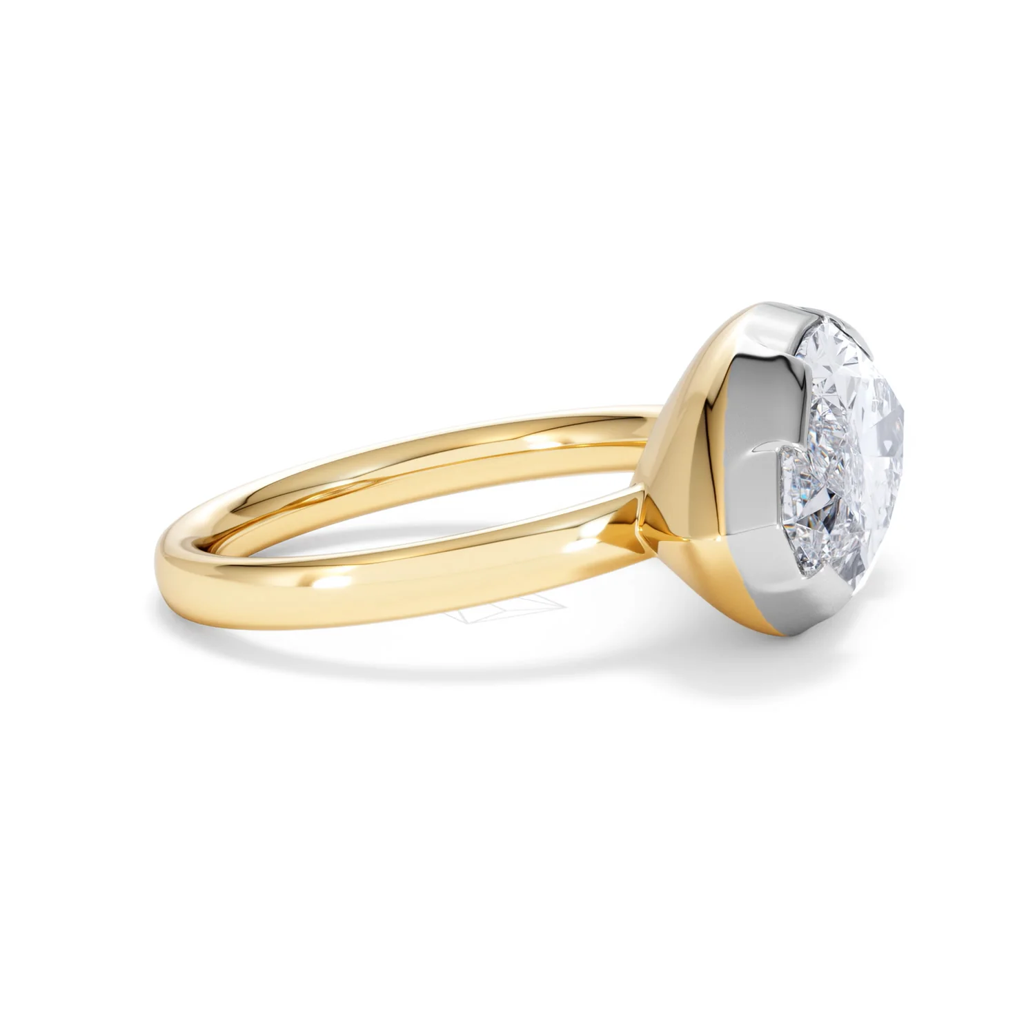 East West 5.00ct Marquise Cut Lab Diamond Solitaire Engagement Ring in 18K Yellow Gold - Image 24