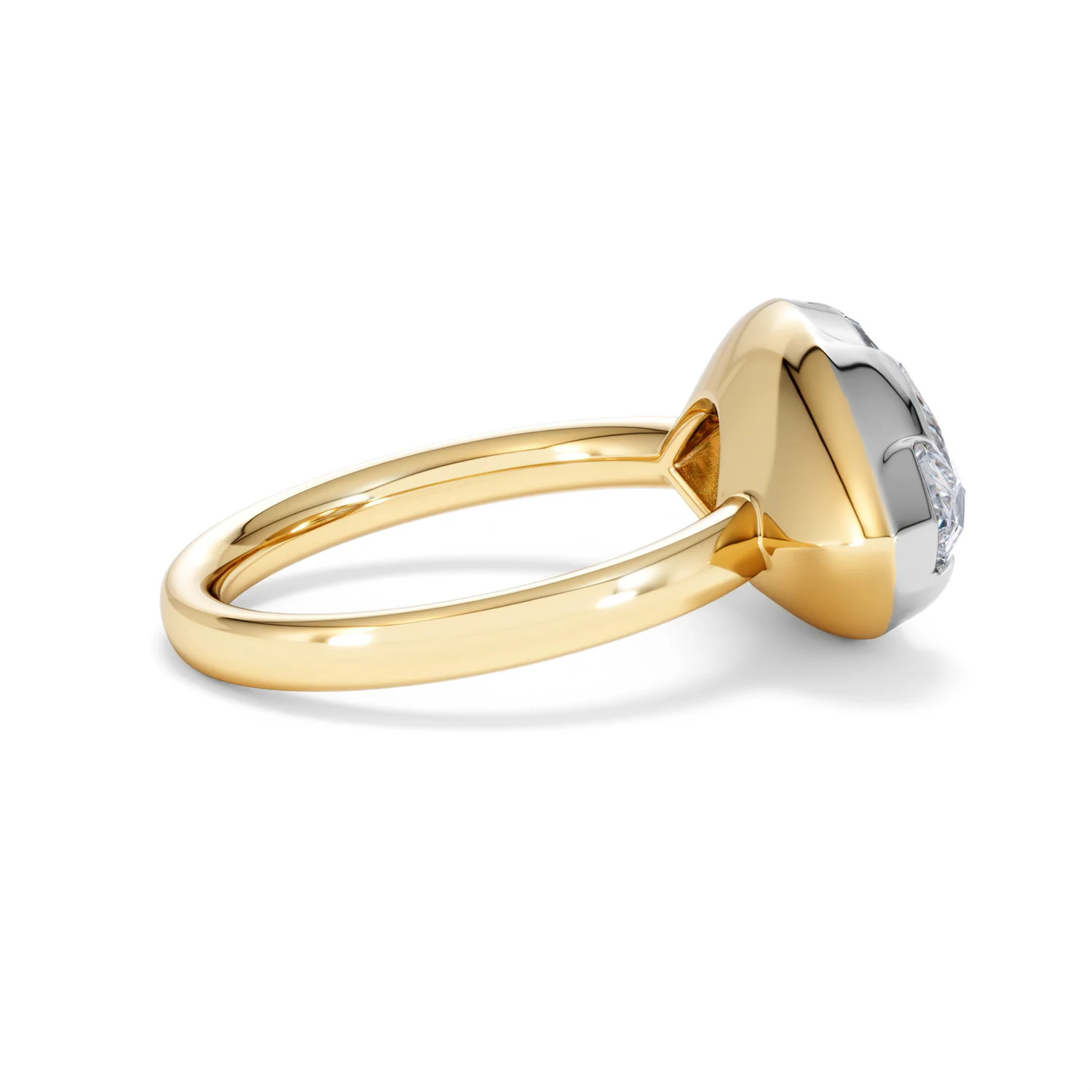 East West 5.00ct Marquise Cut Lab Diamond Solitaire Engagement Ring in 18K Yellow Gold - Image 29