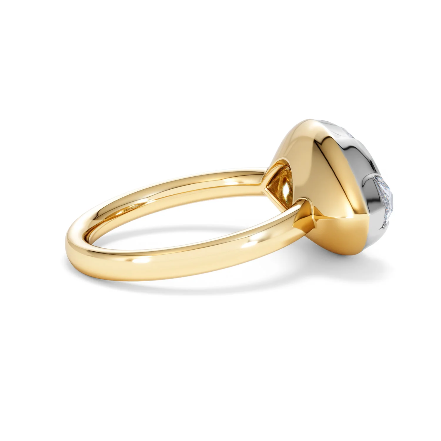 East West 5.00ct Marquise Cut Lab Diamond Solitaire Engagement Ring in 18K Yellow Gold - Image 30