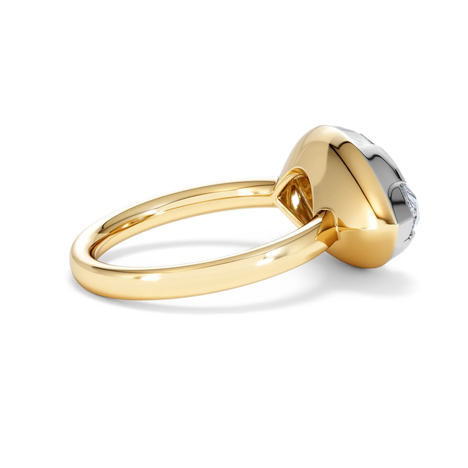 East West 5.00ct Marquise Cut Lab Diamond Solitaire Engagement Ring in 18K Yellow Gold - Image 31