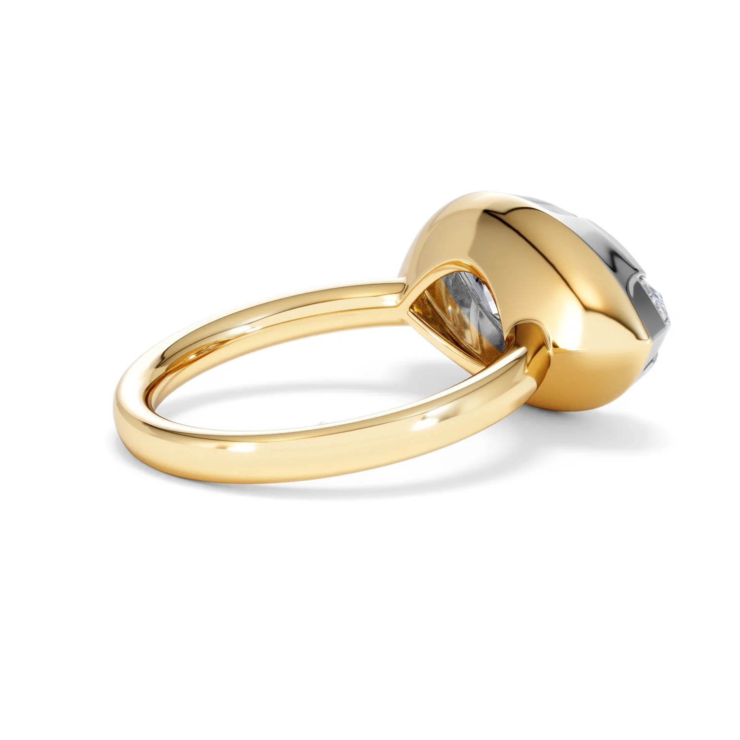 East West 5.00ct Marquise Cut Lab Diamond Solitaire Engagement Ring in 18K Yellow Gold - Image 34
