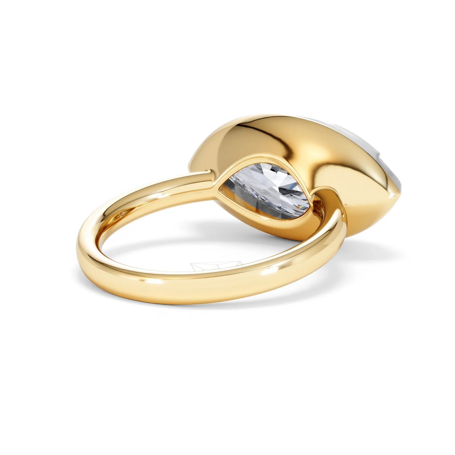 East West 5.00ct Marquise Cut Lab Diamond Solitaire Engagement Ring in 18K Yellow Gold - Image 39