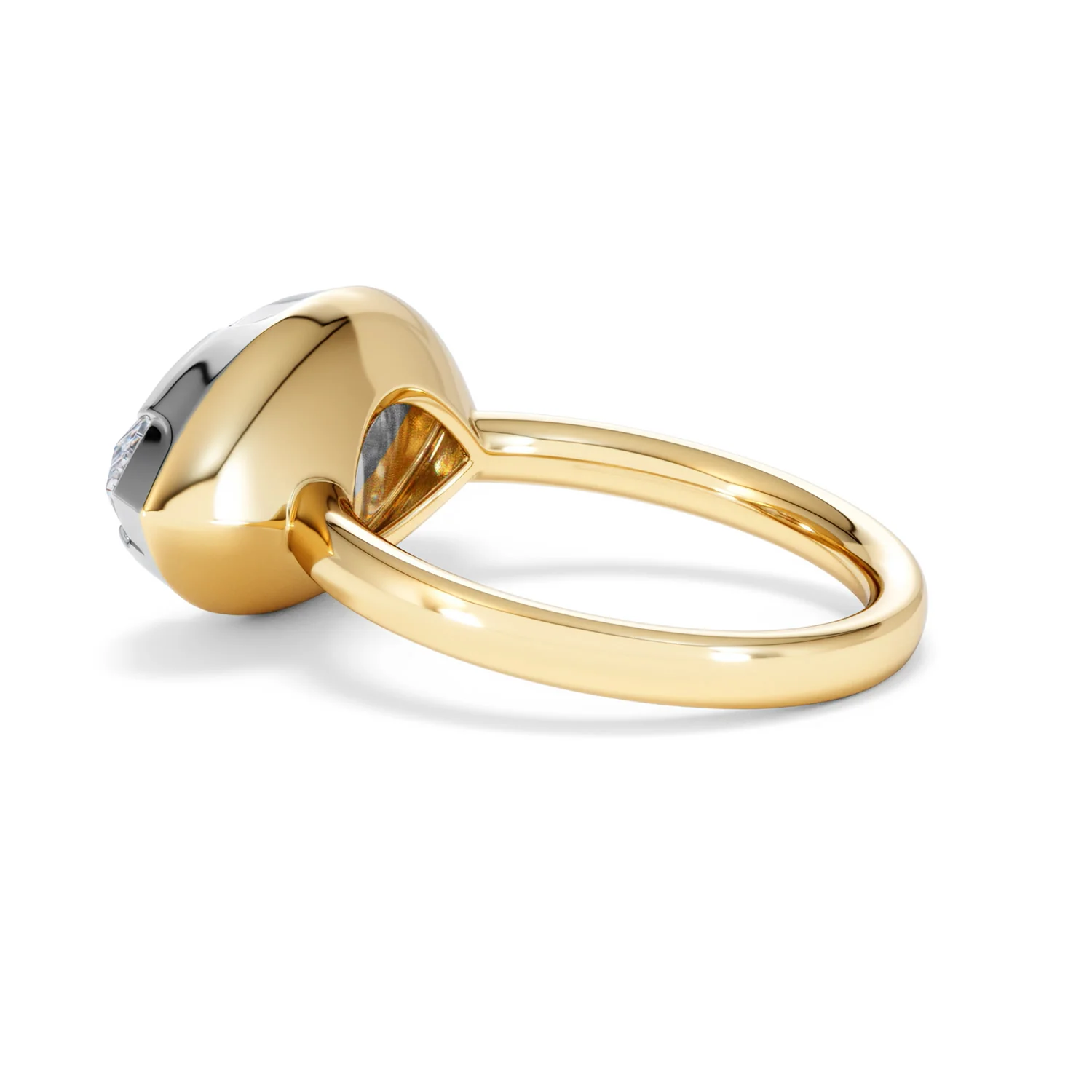 East West 5.00ct Marquise Cut Lab Diamond Solitaire Engagement Ring in 18K Yellow Gold - Image 61
