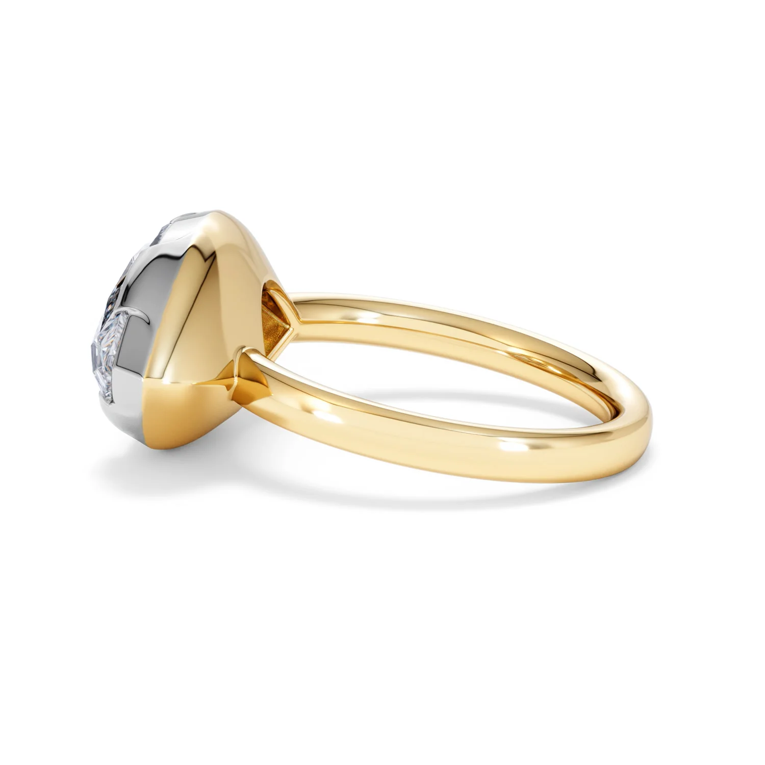 East West 5.00ct Marquise Cut Lab Diamond Solitaire Engagement Ring in 18K Yellow Gold - Image 65