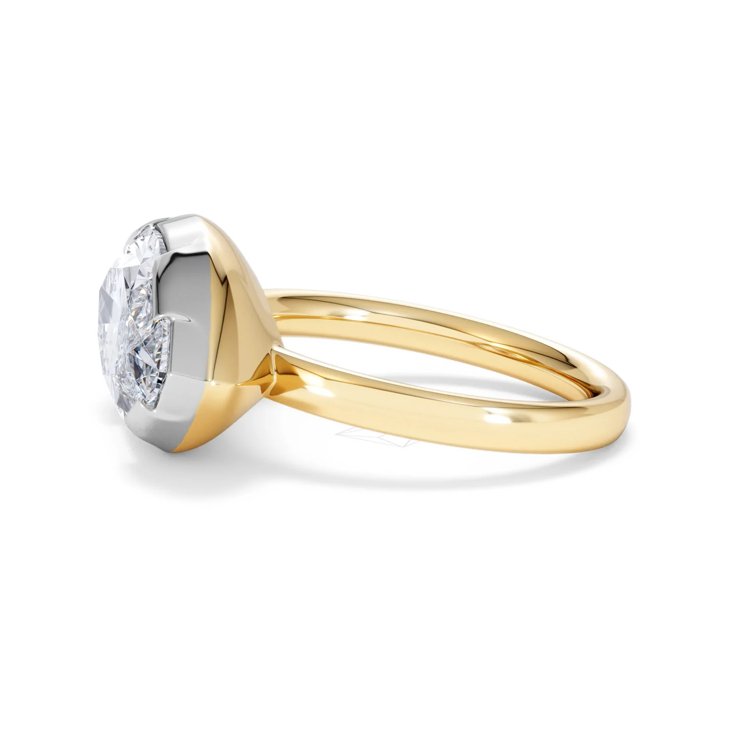 East West 5.00ct Marquise Cut Lab Diamond Solitaire Engagement Ring in 18K Yellow Gold - Image 69