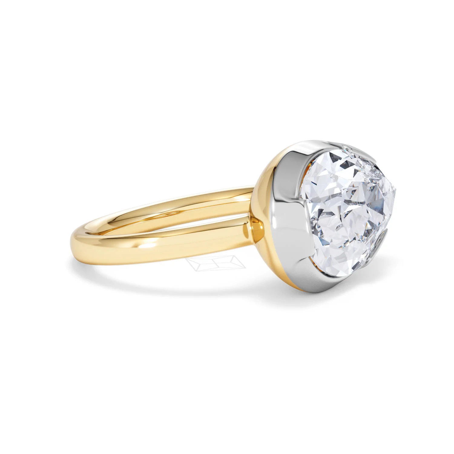 East West 5.00ct Pear Cut Lab Diamond Solitaire Engagement Ring in 18K Yellow Gold - Image 20