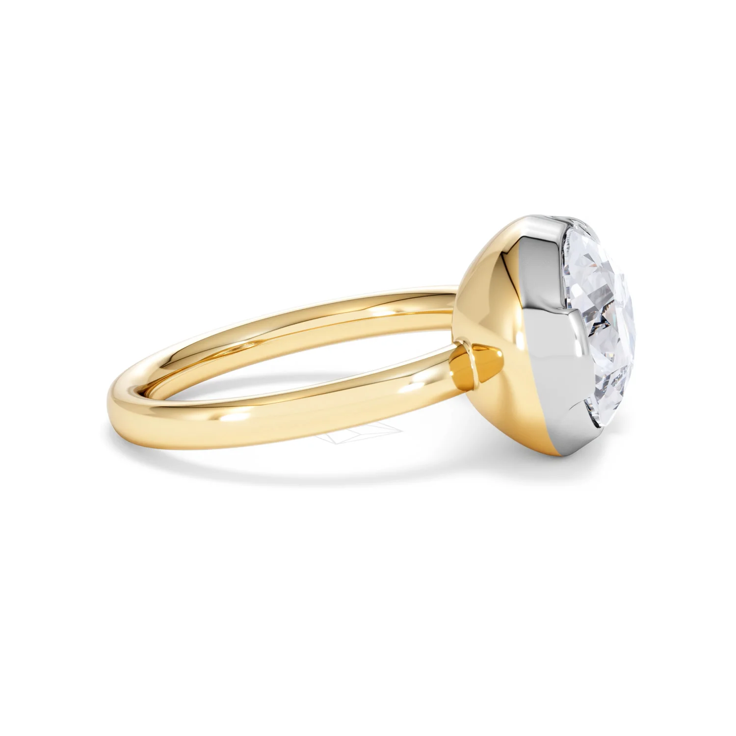 East West 5.00ct Pear Cut Lab Diamond Solitaire Engagement Ring in 18K Yellow Gold - Image 25