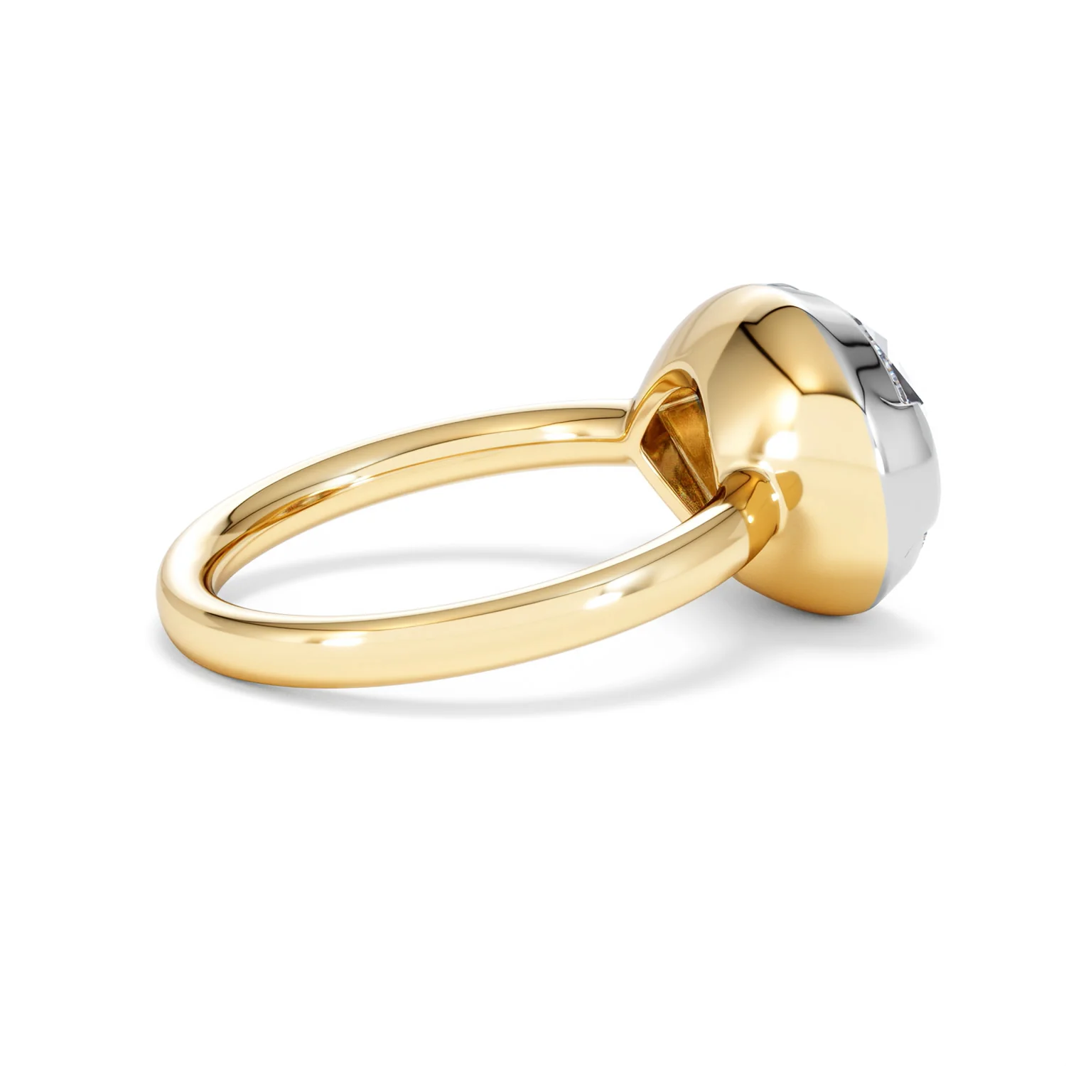 East West 5.00ct Pear Cut Lab Diamond Solitaire Engagement Ring in 18K Yellow Gold - Image 32