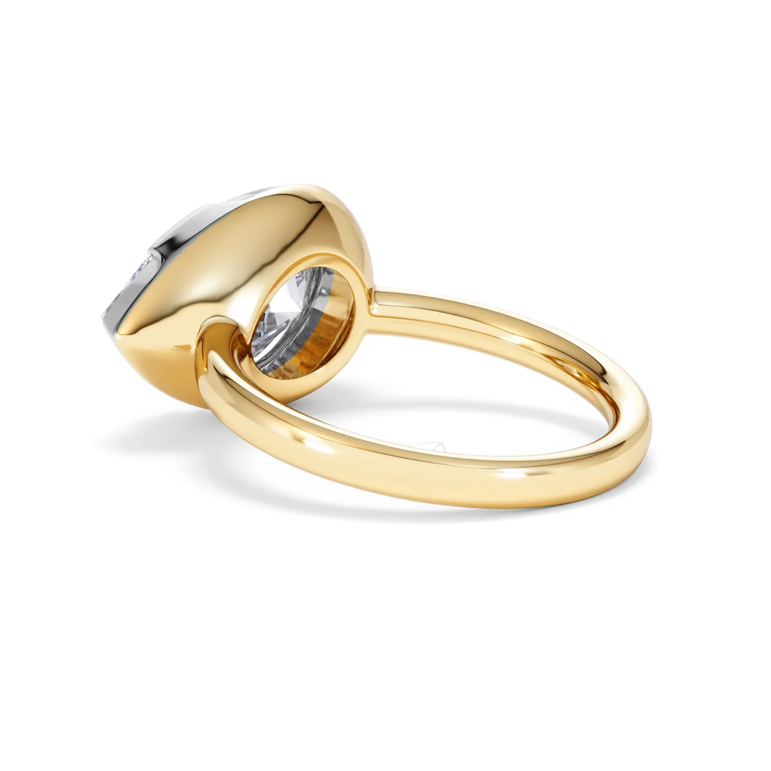 East West 5.00ct Pear Cut Lab Diamond Solitaire Engagement Ring in 18K Yellow Gold - Image 58