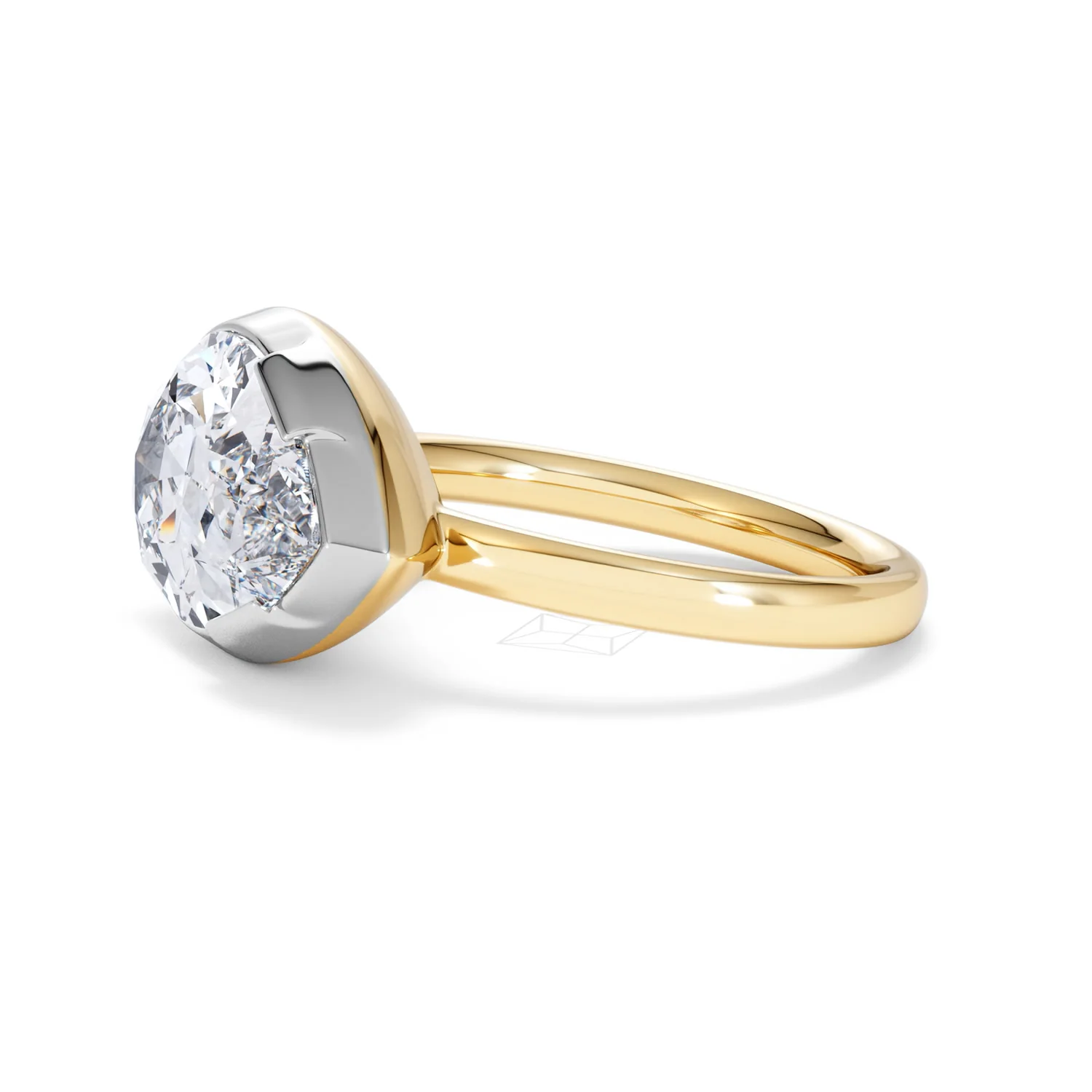 East West 5.00ct Pear Cut Lab Diamond Solitaire Engagement Ring in 18K Yellow Gold - Image 72