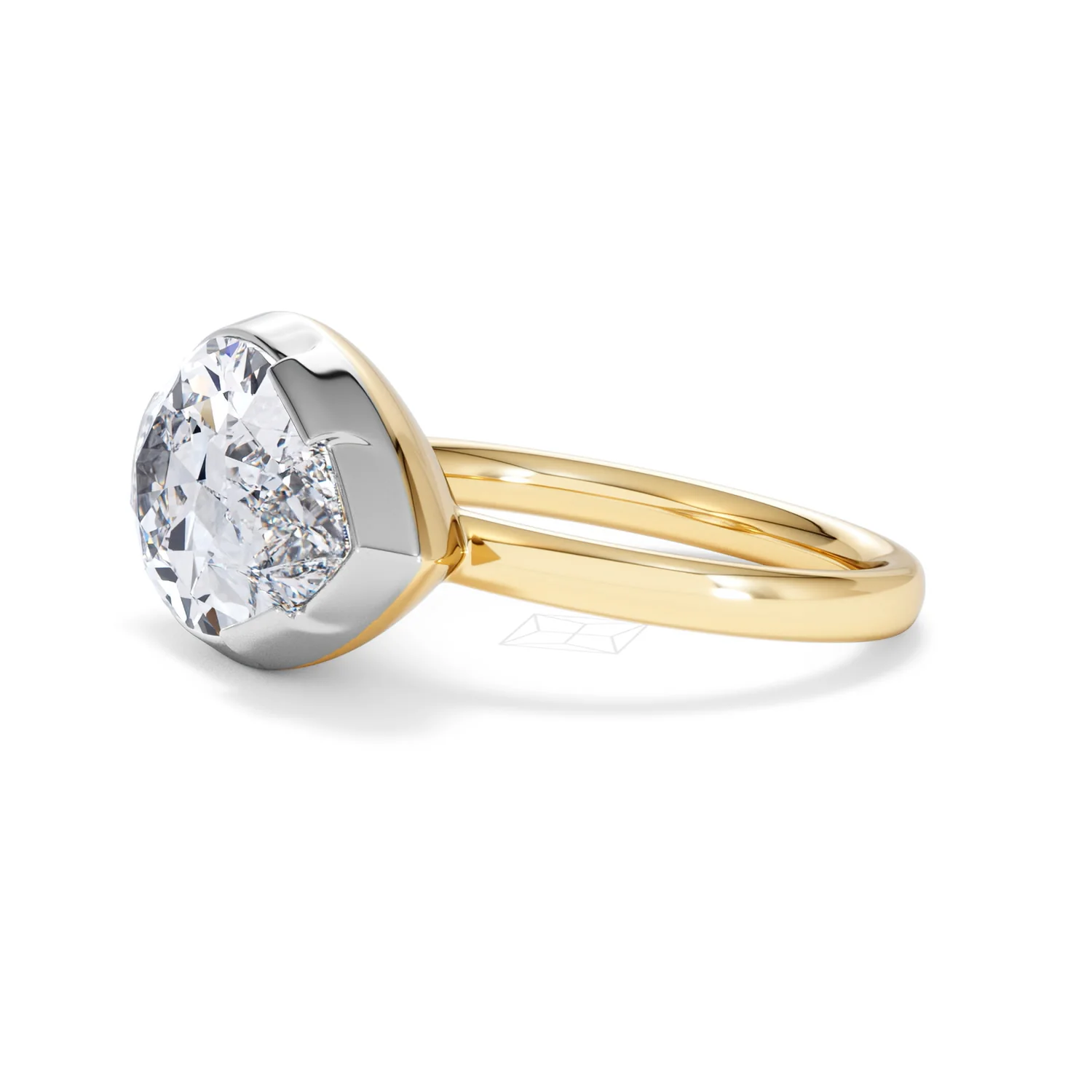 East West 5.00ct Pear Cut Lab Diamond Solitaire Engagement Ring in 18K Yellow Gold - Image 73