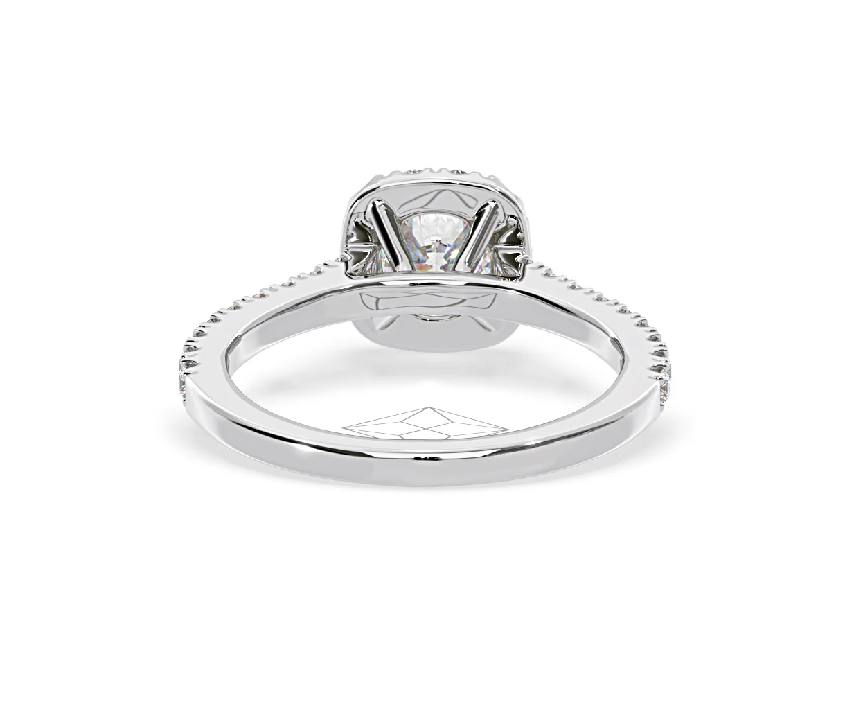 Elizabeth GIA Diamond Halo Engagement Ring in Platinum 1.30ct G/VS2 - Image 48