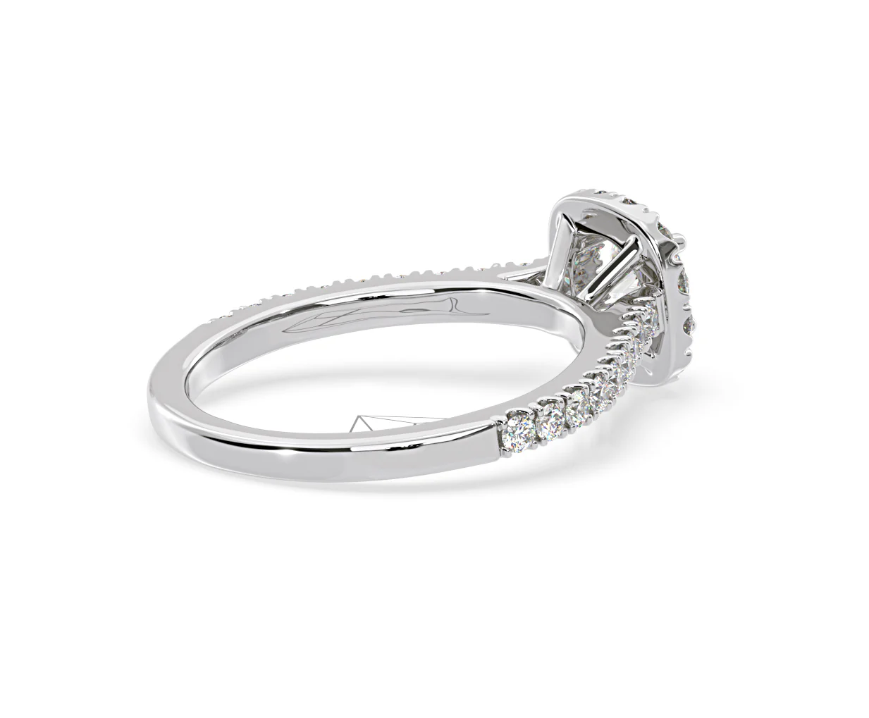 Elizabeth GIA Diamond Halo Engagement Ring in Platinum 1.30ct G/VS2 - Image 59