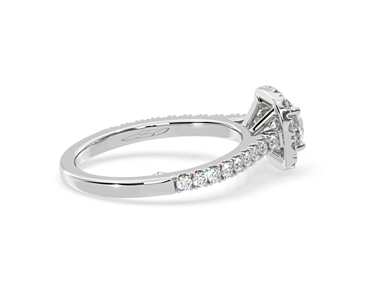 Elizabeth GIA Diamond Halo Engagement Ring in Platinum 1.30ct G/VS2 - Image 63