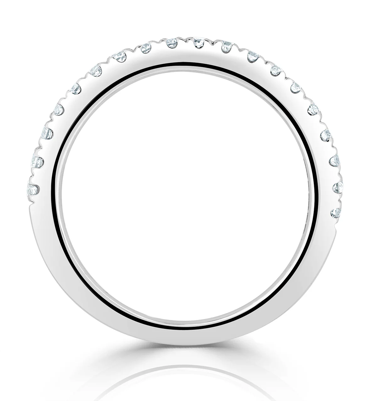 Elizabeth Matching Wedding Band 0.45ct G/Si Diamond in Platinum - Image 3