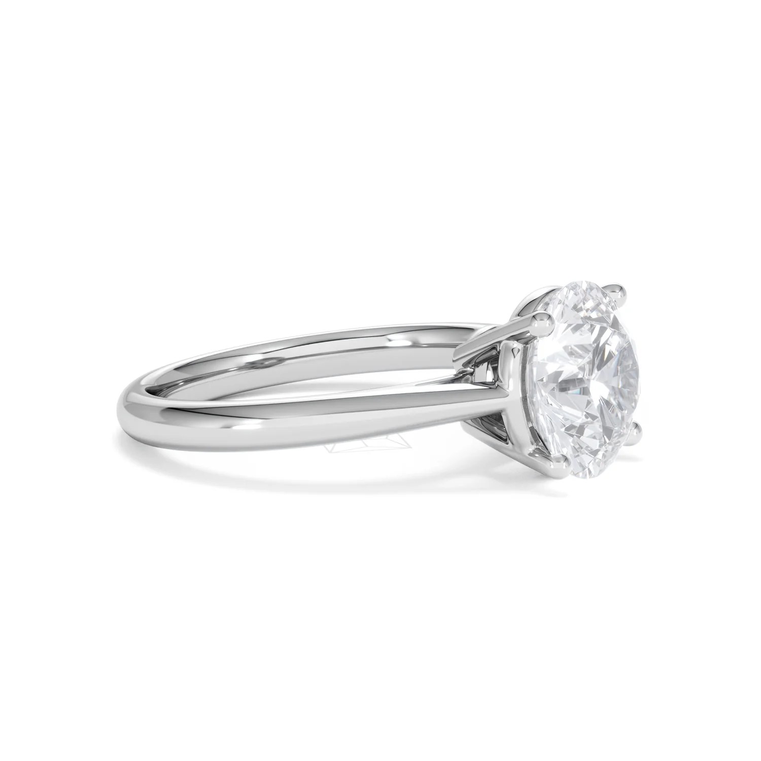 Elysia 3.00ct Lab Diamond Round Cut Engagement Ring in 18K White Gold G/VS1 - Image 22