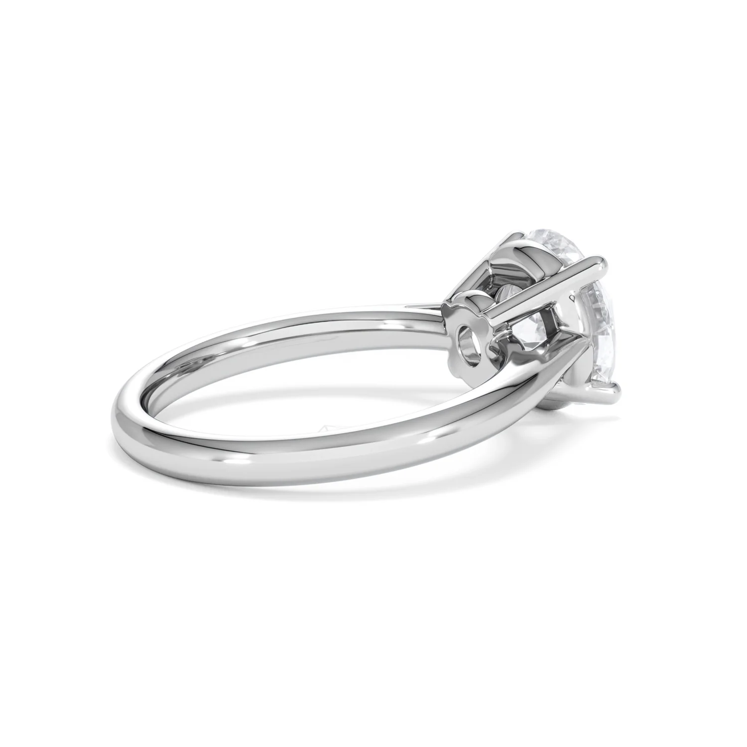 Elysia 3.00ct Lab Diamond Round Cut Engagement Ring in 18K White Gold G/VS1 - Image 36