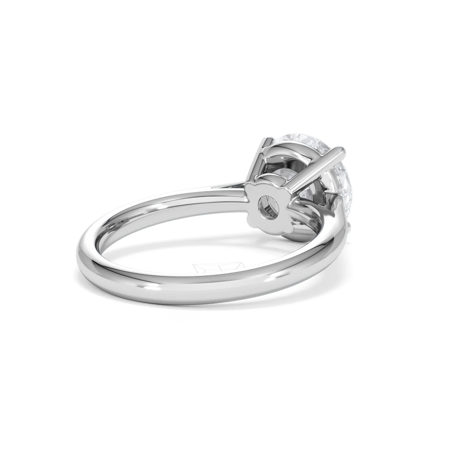 Elysia 3.00ct Lab Diamond Round Cut Engagement Ring in 18K White Gold G/VS1 - Image 41