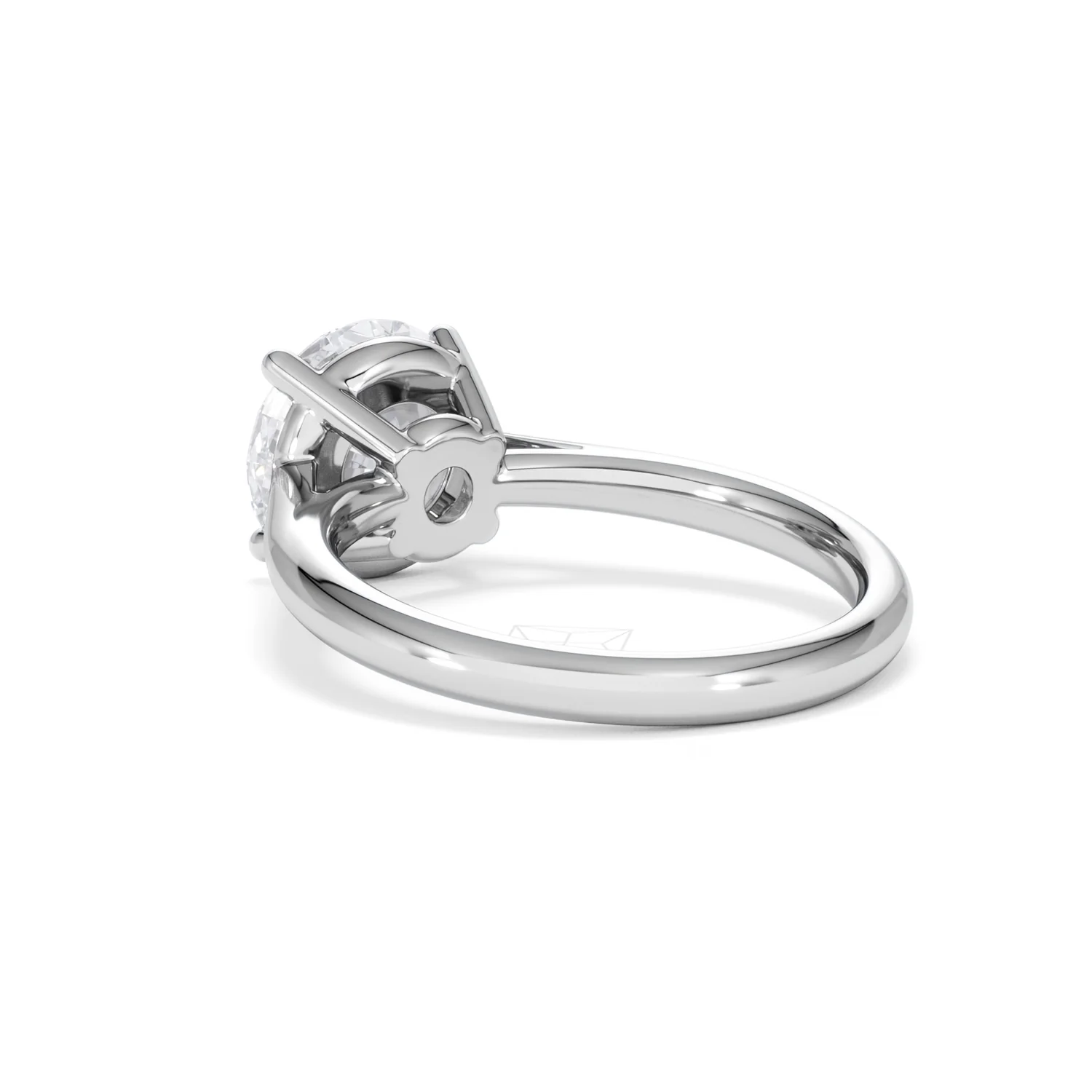Elysia 3.00ct Lab Diamond Round Cut Engagement Ring in 18K White Gold G/VS1 - Image 57